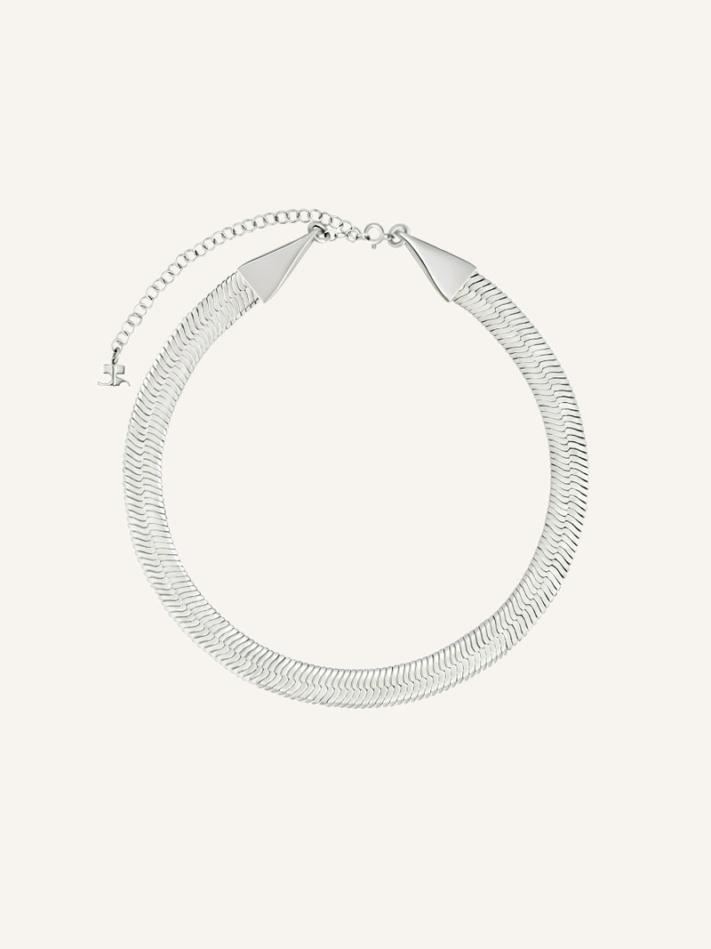 courrèges SNAKE CHAIN CHOCKER NECKLACE outlook