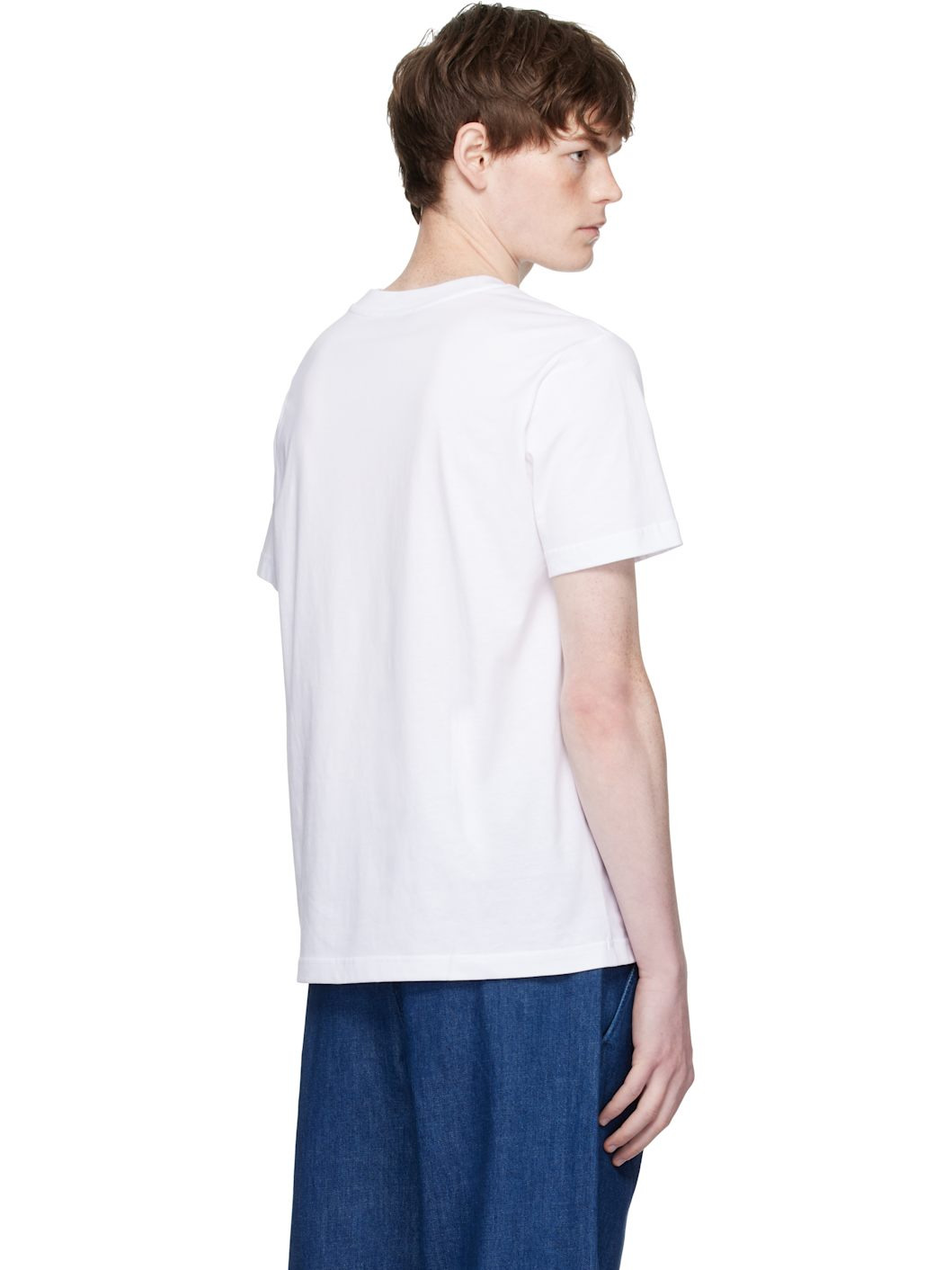 White Standard 'A.P.C.' Brodé T-shirt - 3