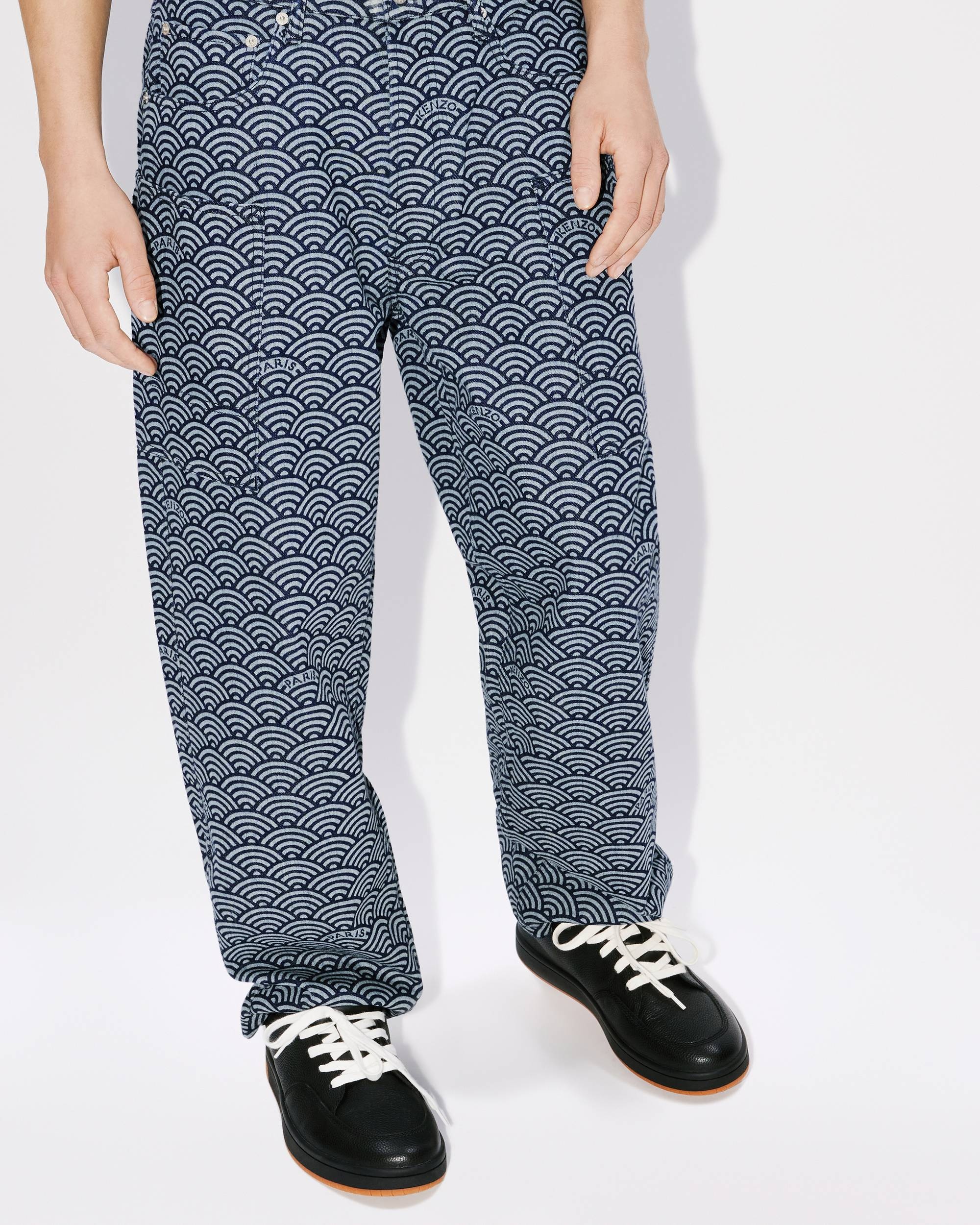 'KENZO Seigaiha' Monkey combat jeans - 6