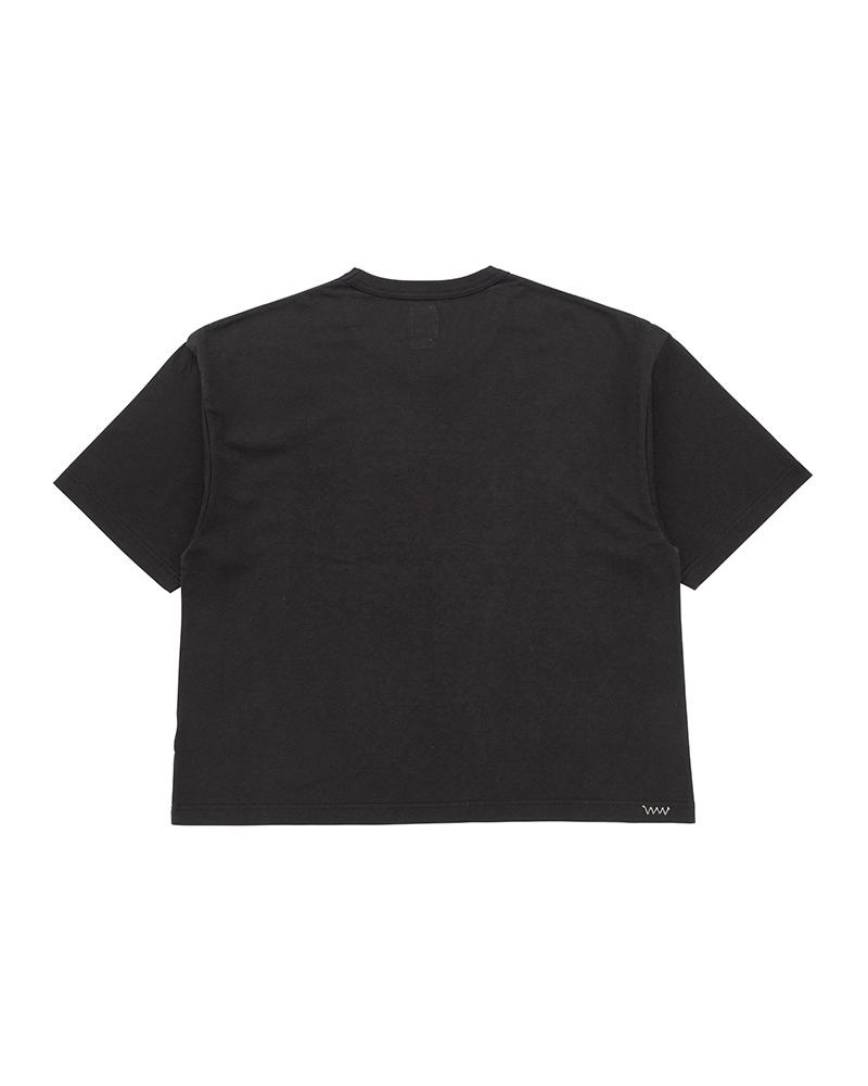 JUMBO TEE S/S (SEA ISLAND) W BLACK - 2
