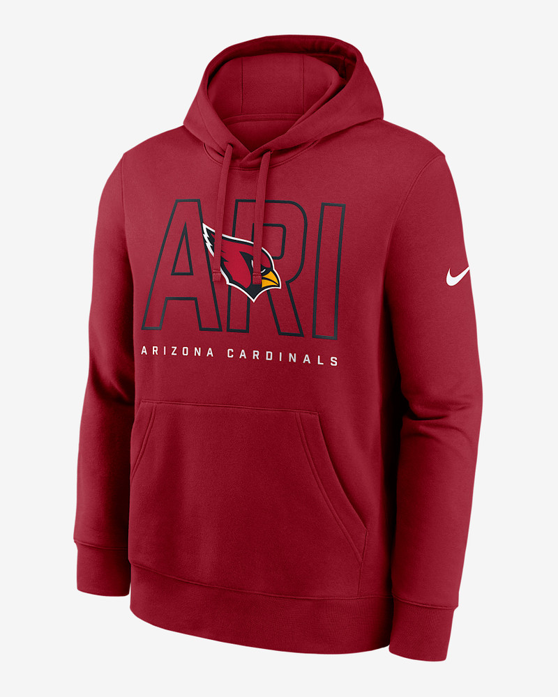 Arizona Cardinals Busted Play Club Men's Nike NFL Pullover Hoodie 1