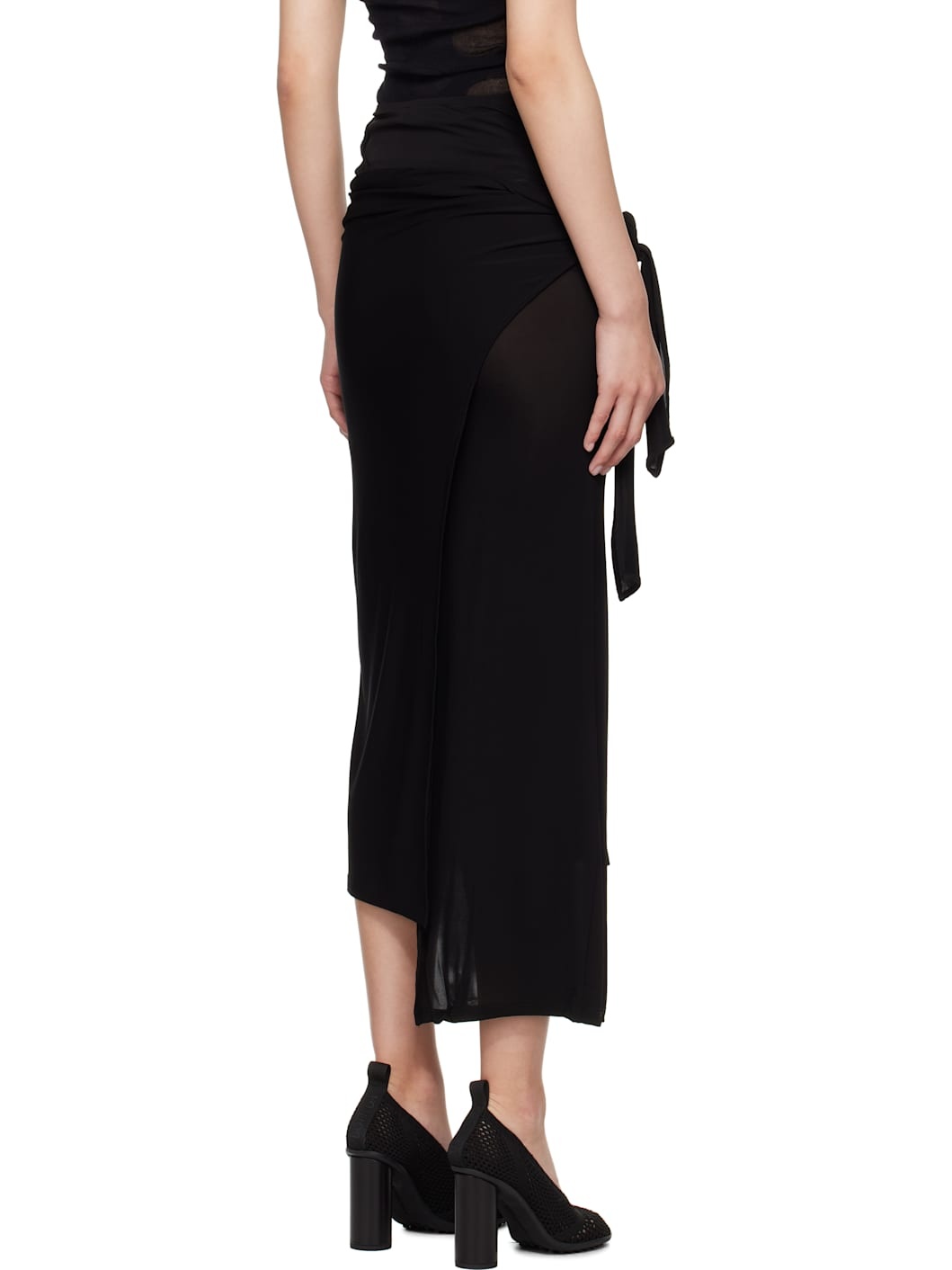 Black Gilma Maxi Skirt - 3