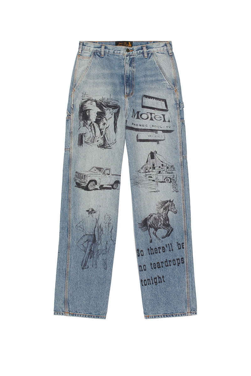 All Over Print Painters Pant - 1