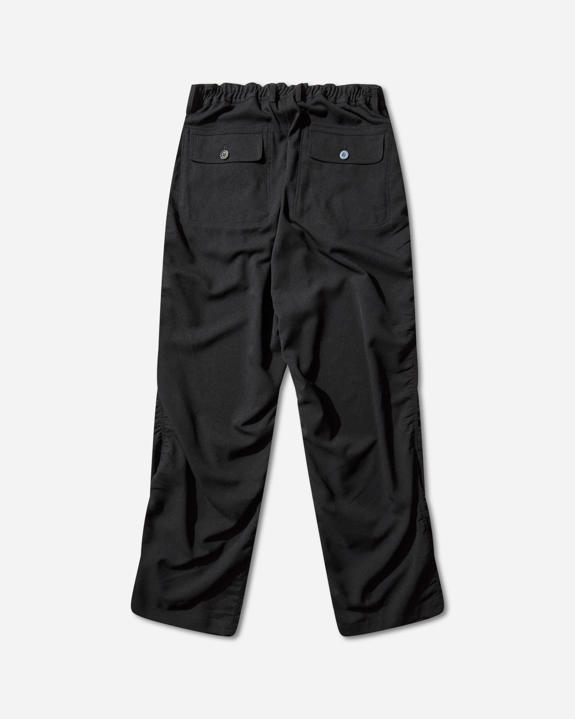 Men's Polyester Trousers Black - 2