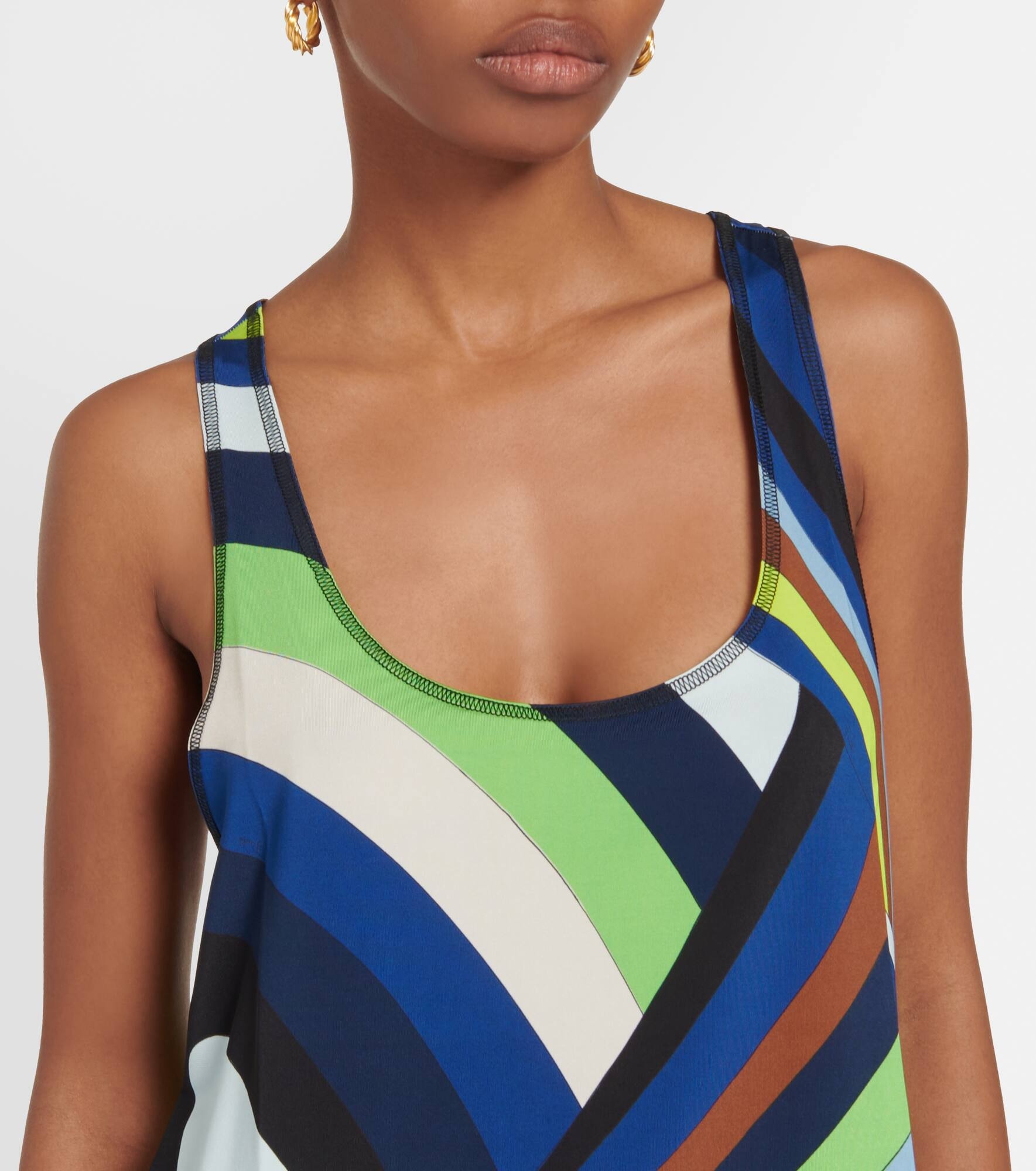 Printed racerback top - 4