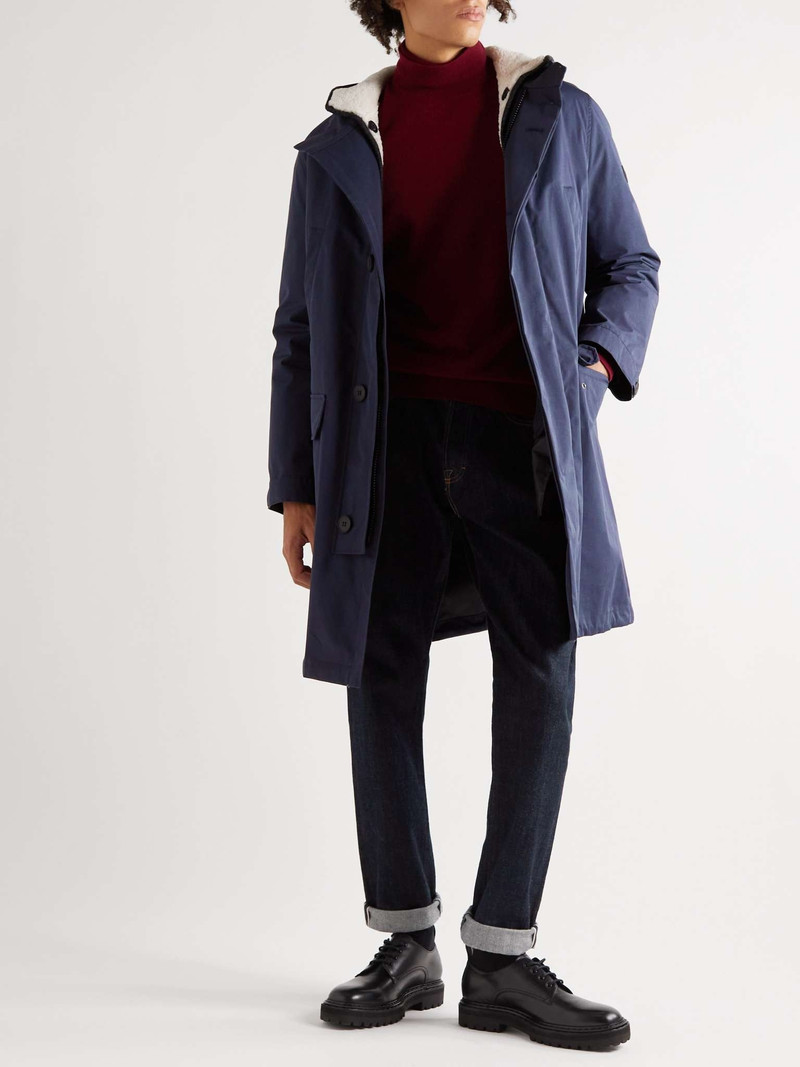Yves Salomon Tech Cotton-Blend Parka with Detachable Shearling Liner outlook