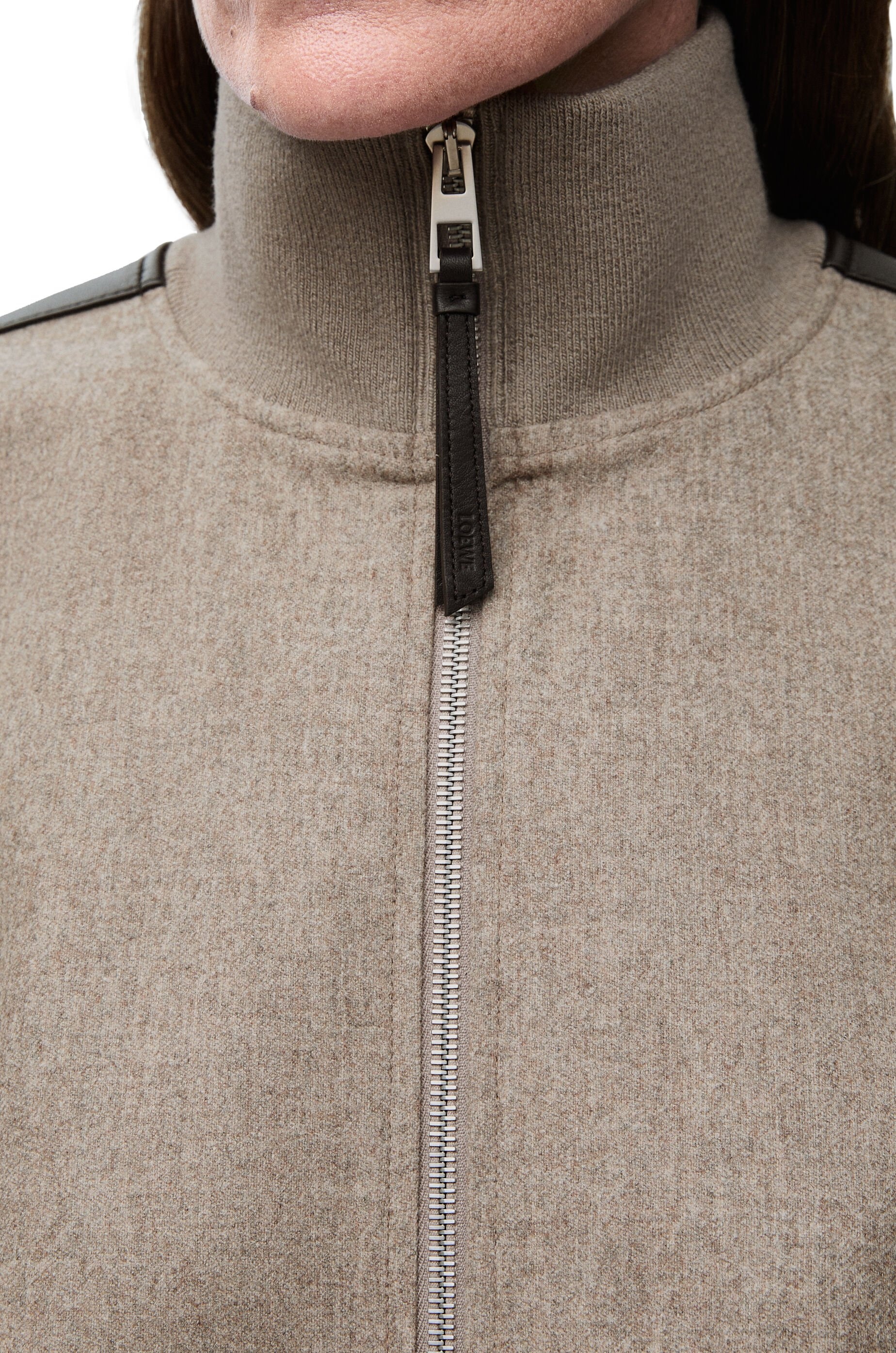 Tracksuit jacket in wool and cashmere - 5