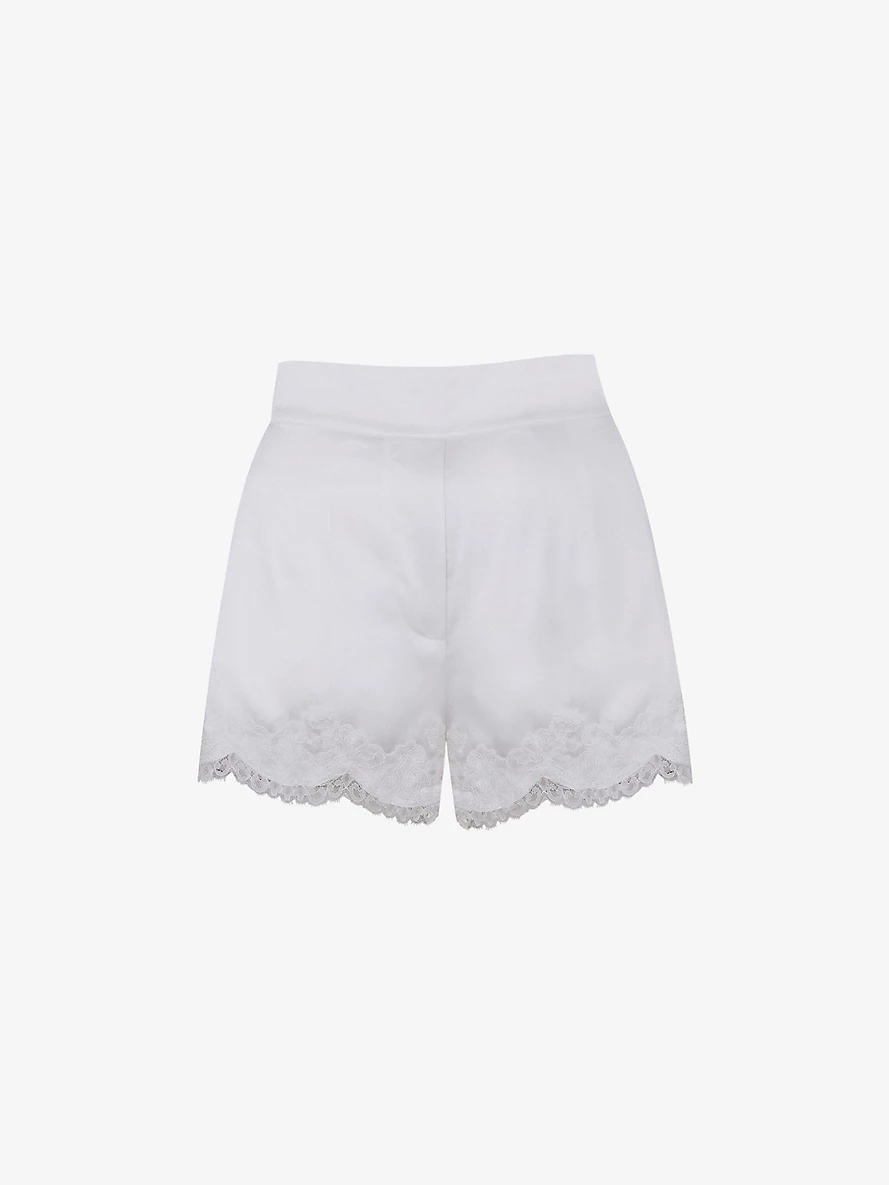 Amelea stretch-silk pyjama shorts - 1
