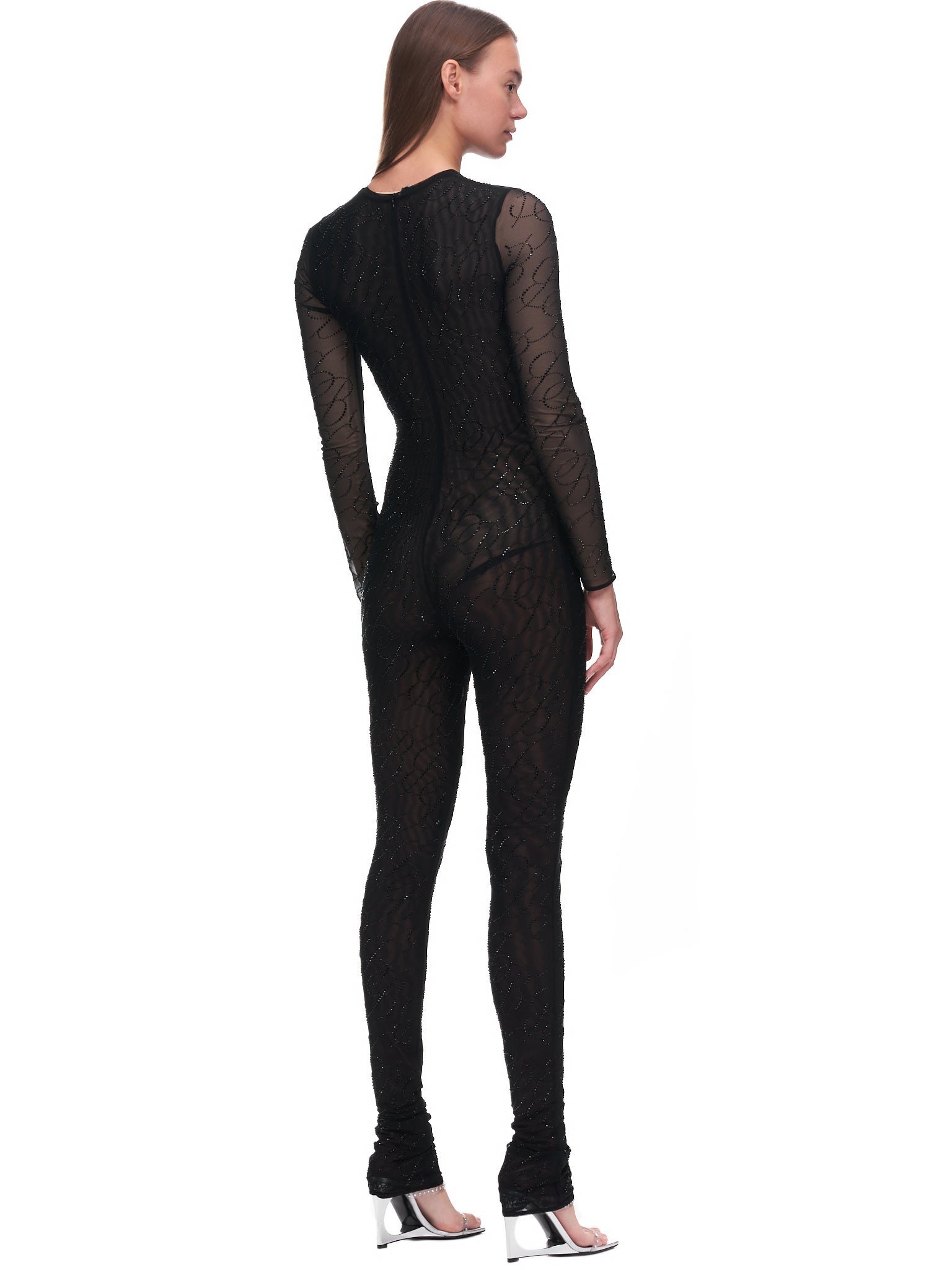 Rhinestone Catsuit - 4