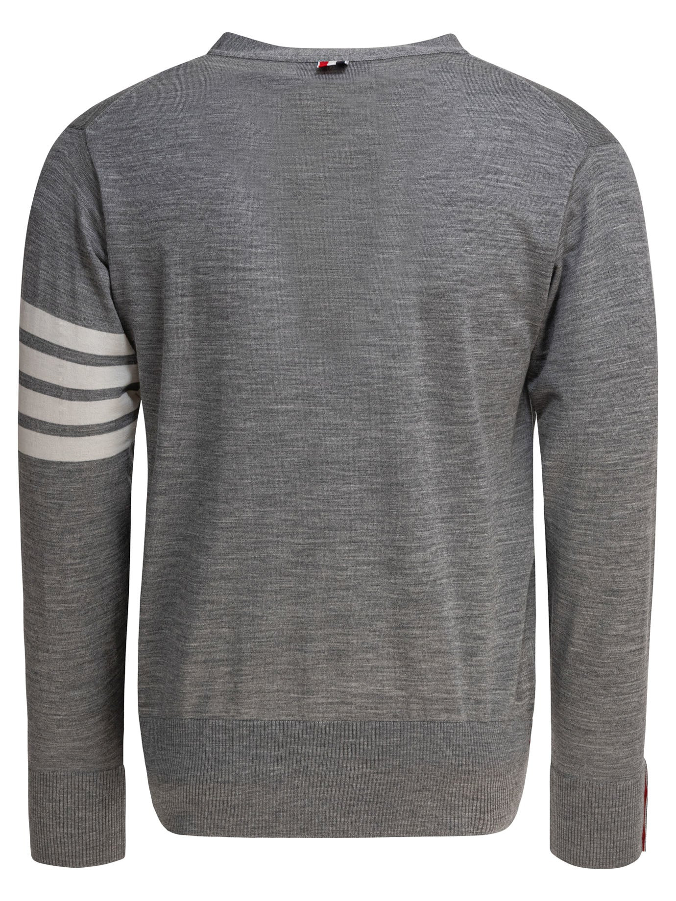 Thom Browne Classic V-neck Cardigan In Fine Merino Wool W/ 4bar Stripes - 2