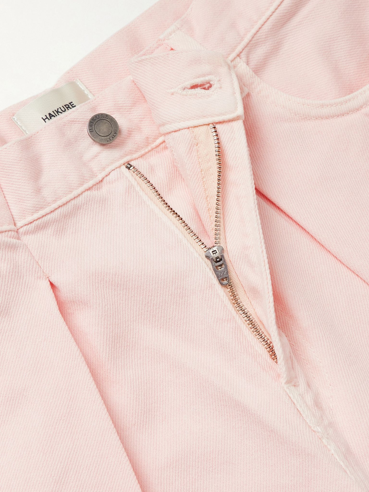 Candy pleated boyfriend jeans Pink - 5