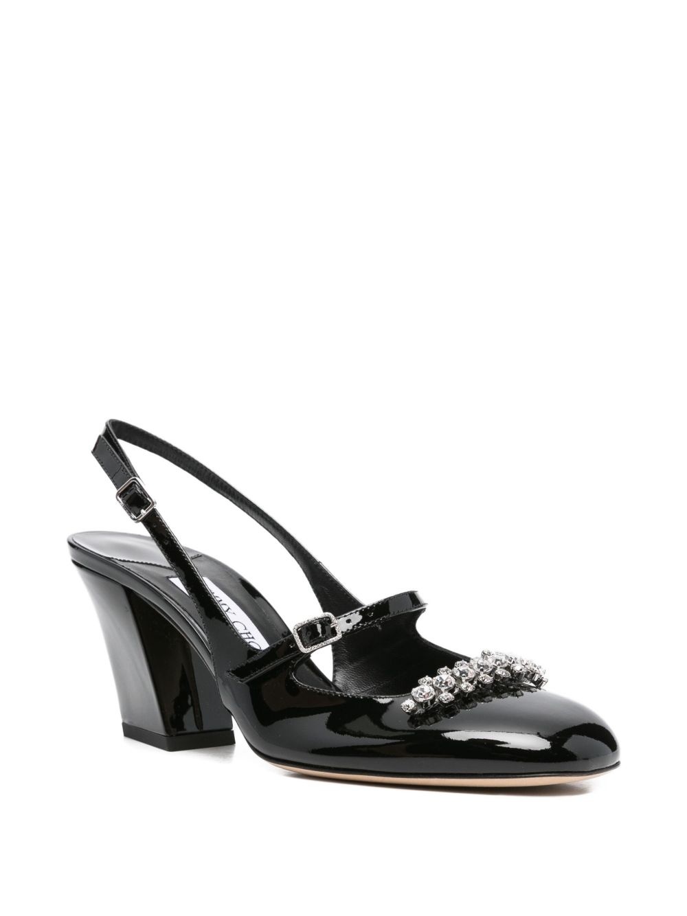 70mm Belinda crystal-embellished slingback pumps - 2