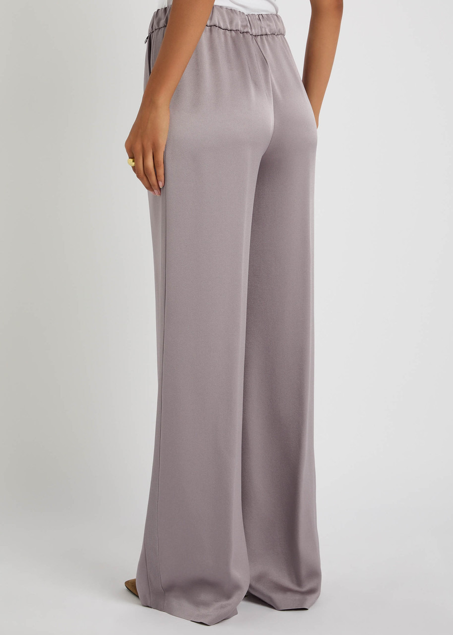 Herno Wide-leg Crepe de Chine Trousers - 3