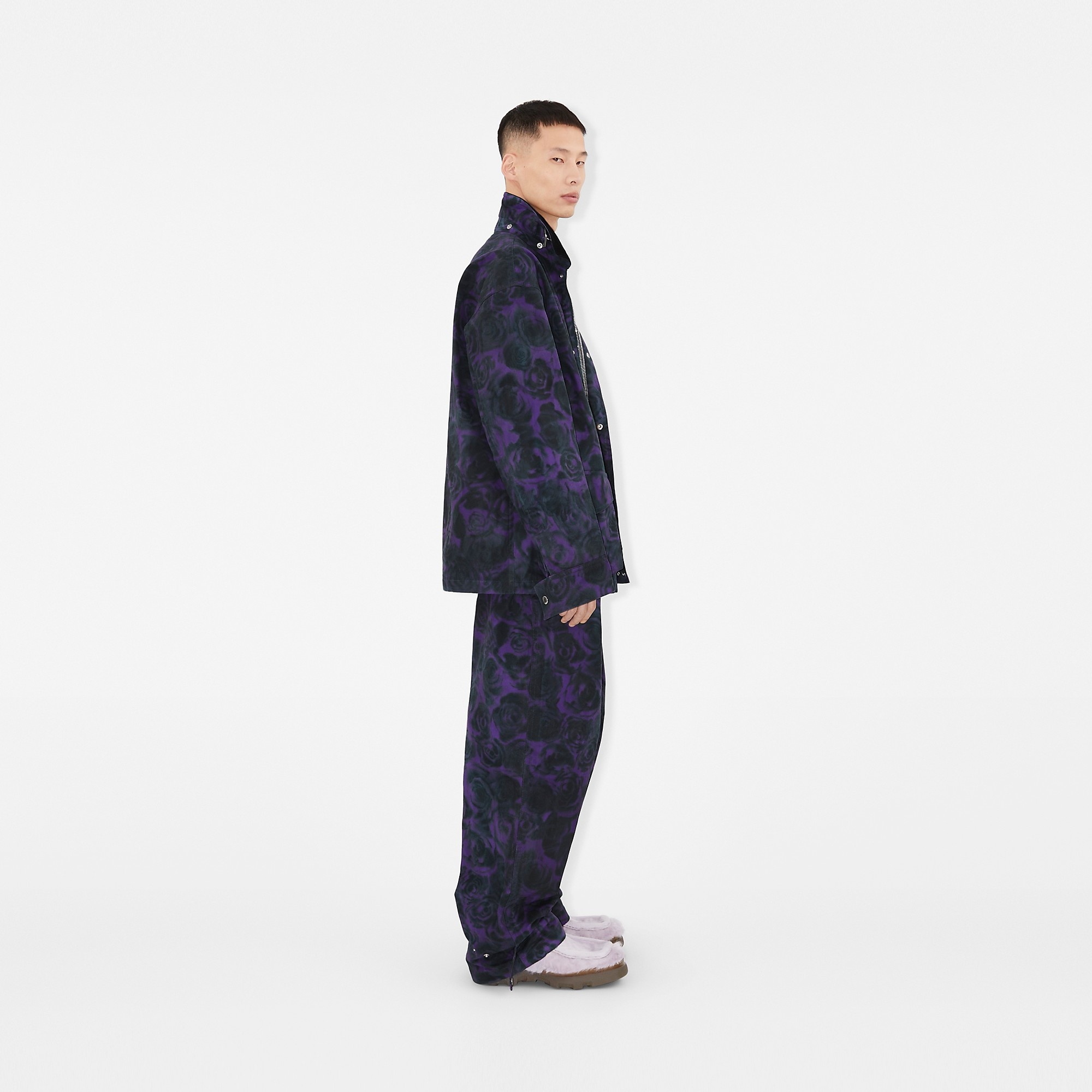 Rose Print Trousers - 3