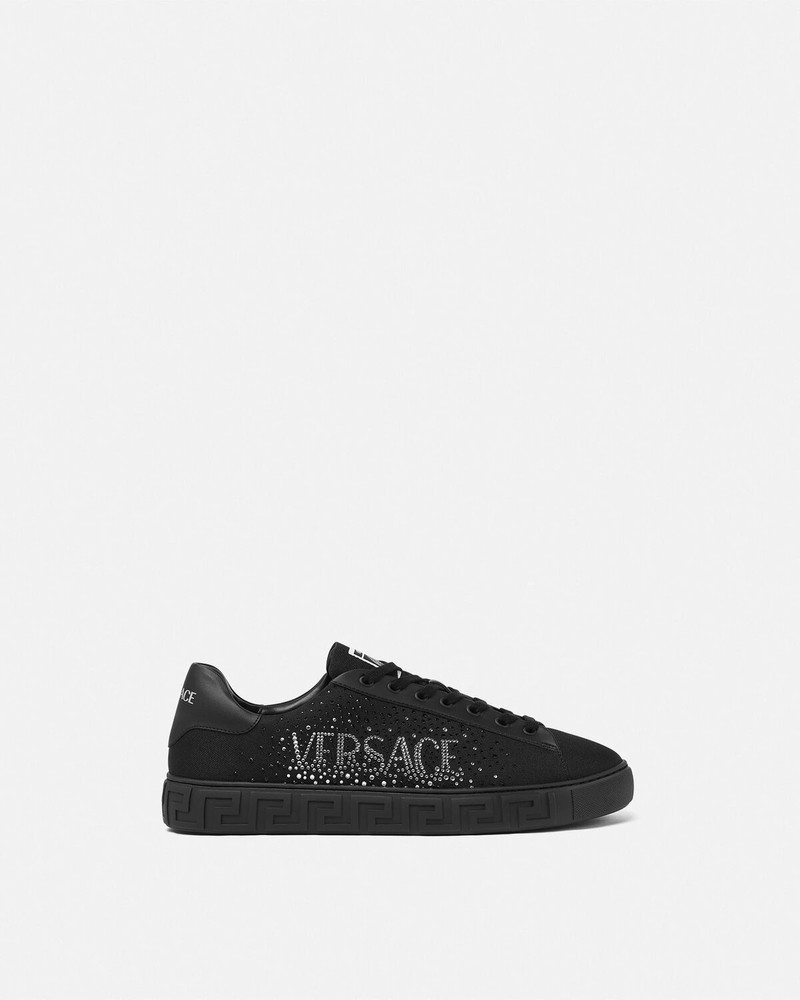 Crystal Logo Greca Sneakers 1