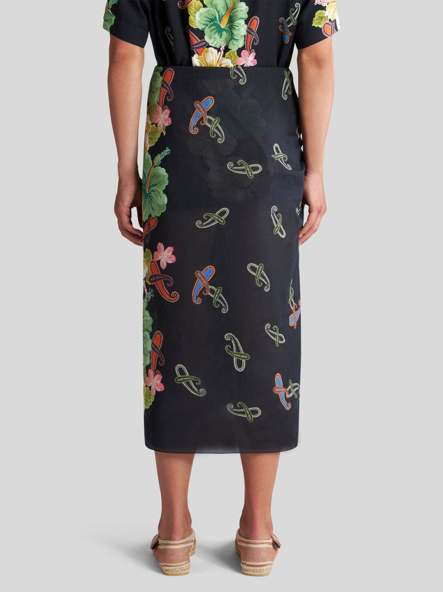 PRINTED COTTON PAREO - 4
