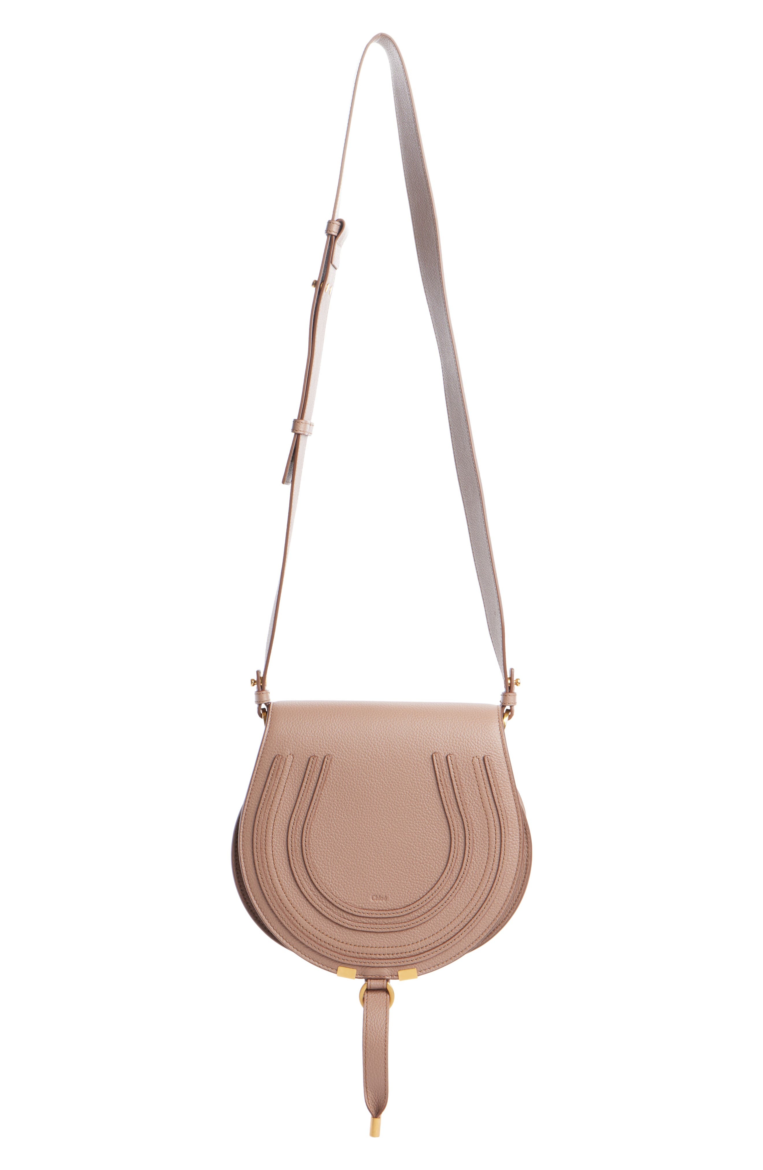 Chloé Large Marcie Leather Crossbody Bag in Woodrose at Nordstrom - 2