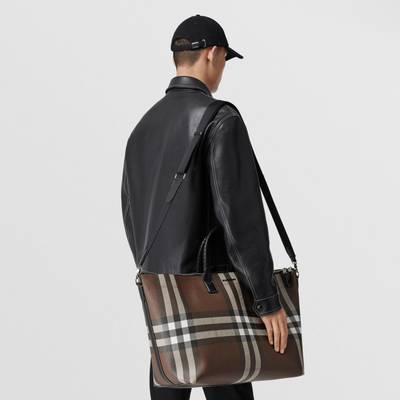 Burberry Check and Leather Holdall outlook