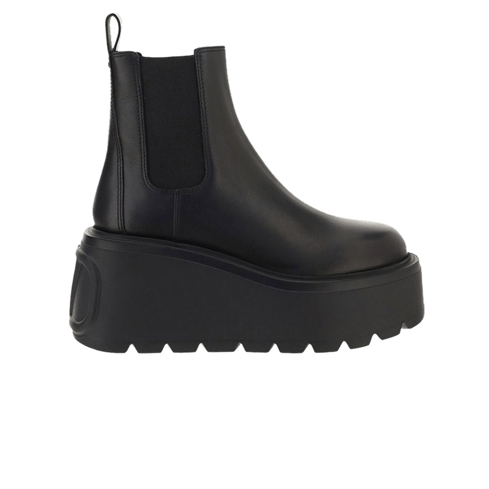 Valentino Wmns Chunky Sole Ankle Platform Boot 'Black' - 1