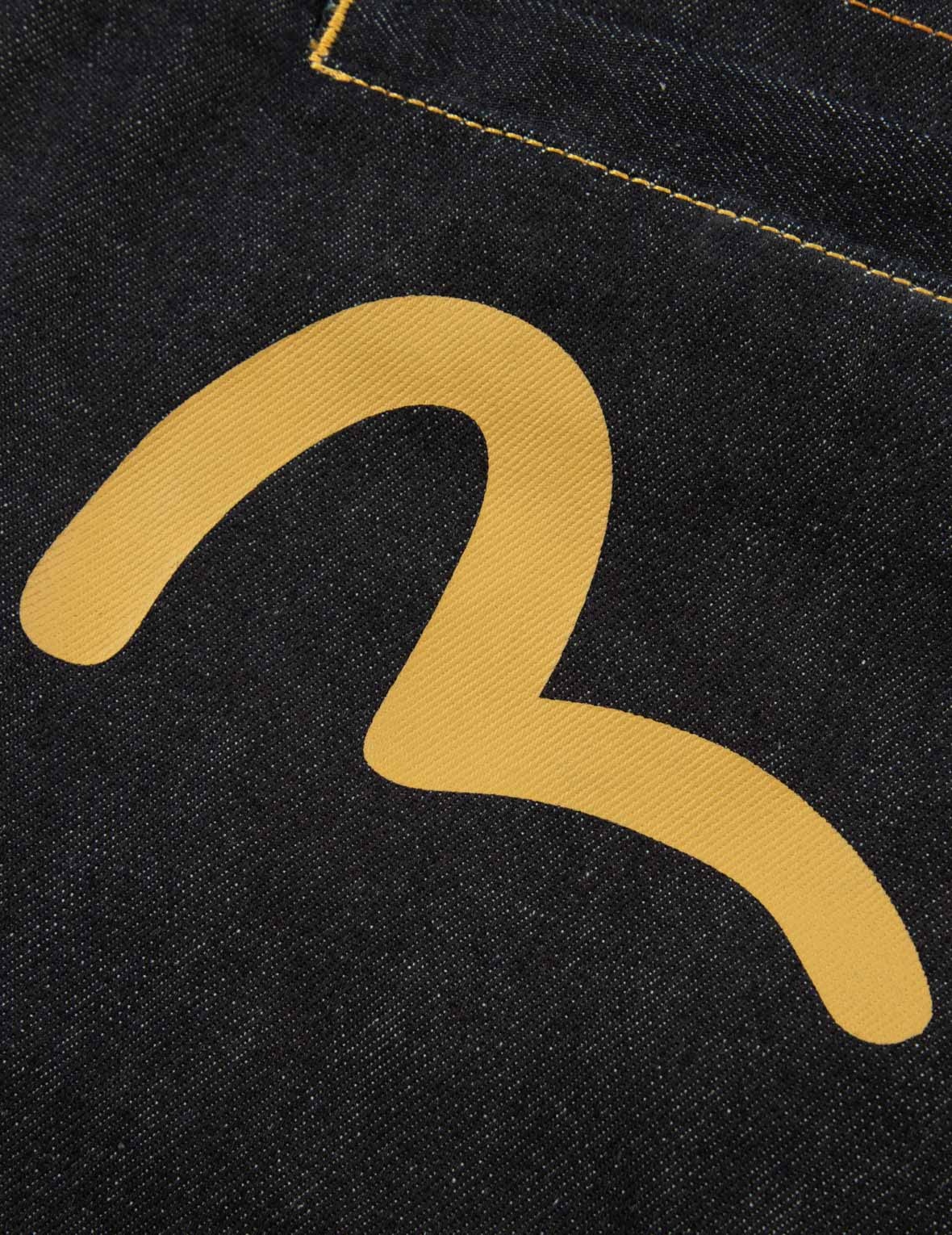 SEAGULL AND SLOGAN PRINT CARROT FIT JEANS #2017 - 11