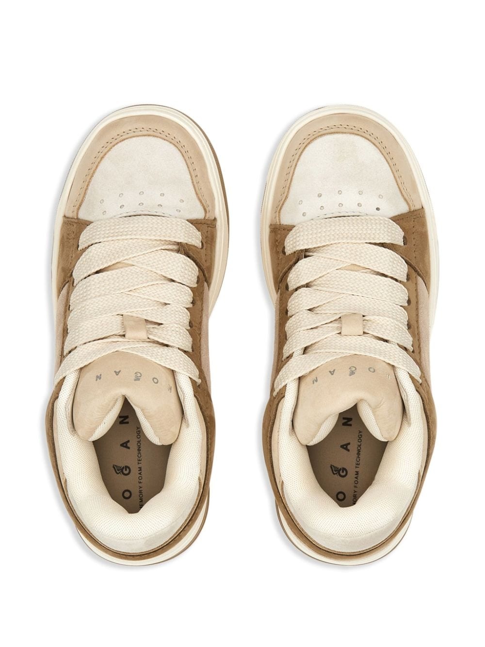 H667 lace-up leather sneakers - 5