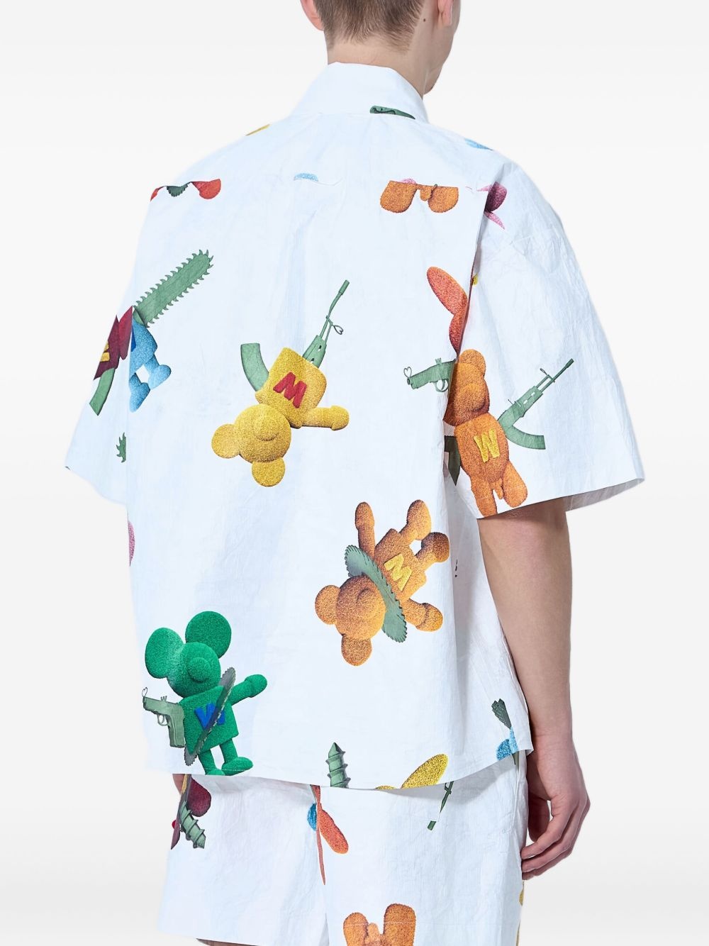 graphic-print shirt - 4