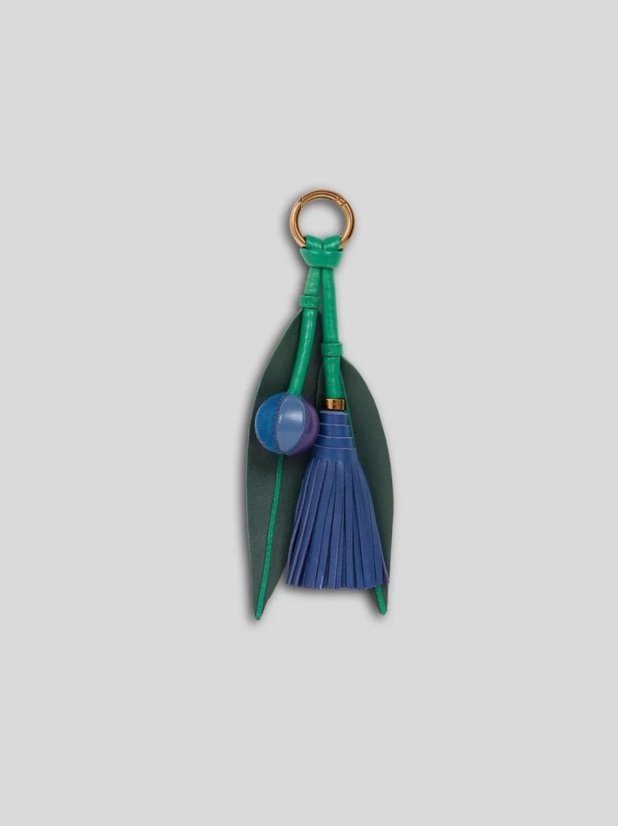 CHARM WITH TASSEL AND LEAVES - 1