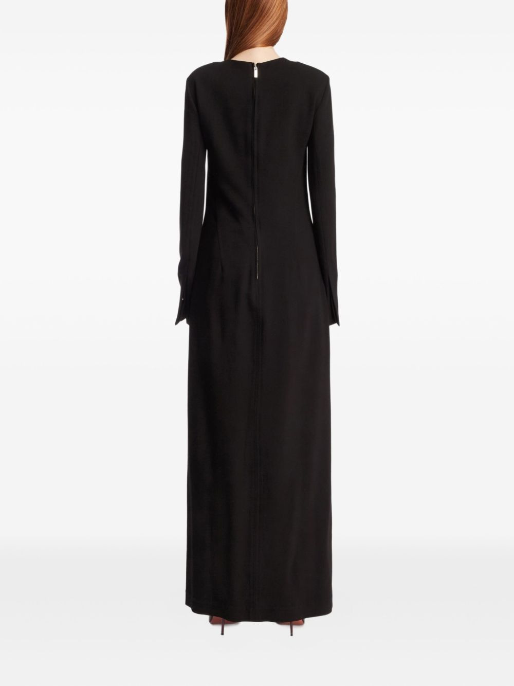 long-sleeve maxi dress - 3