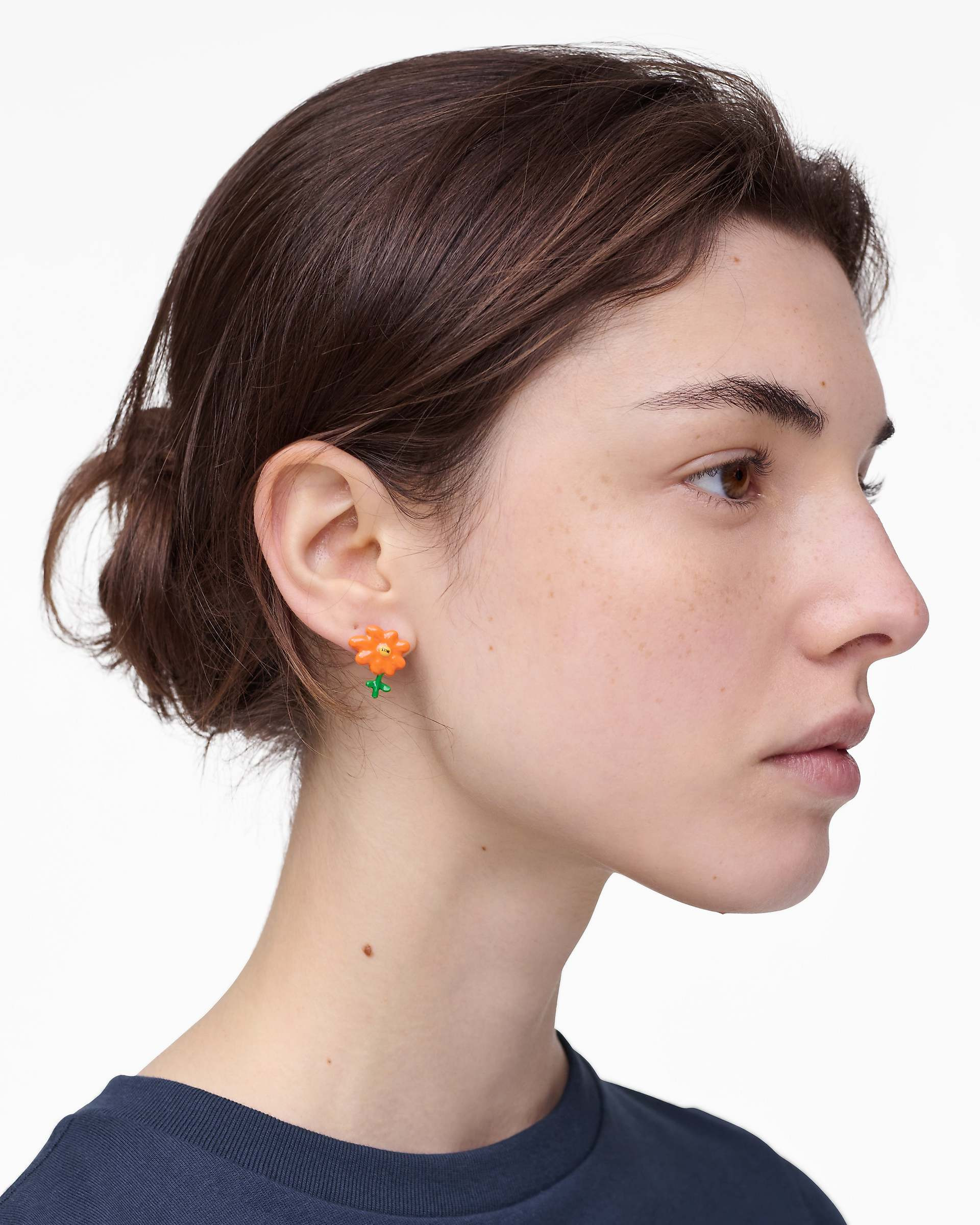 DAVID SHRIGLEY X MARC JACOBS JOY FLOWER STUD EARRINGS - 5