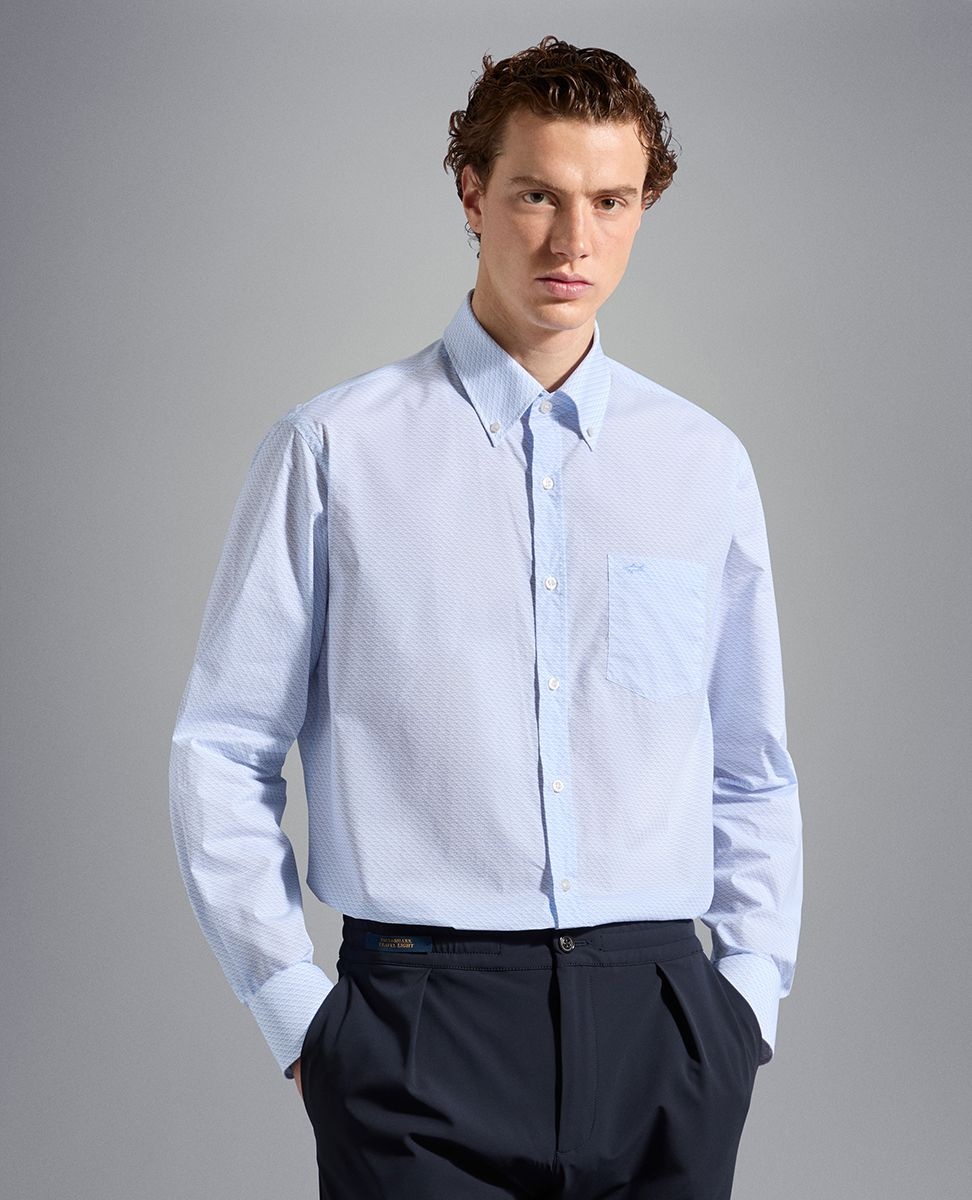 Cotton Poplin printed Shirt - 2