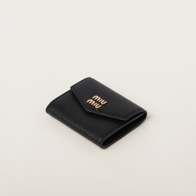 Miu Miu Leather card holder outlook