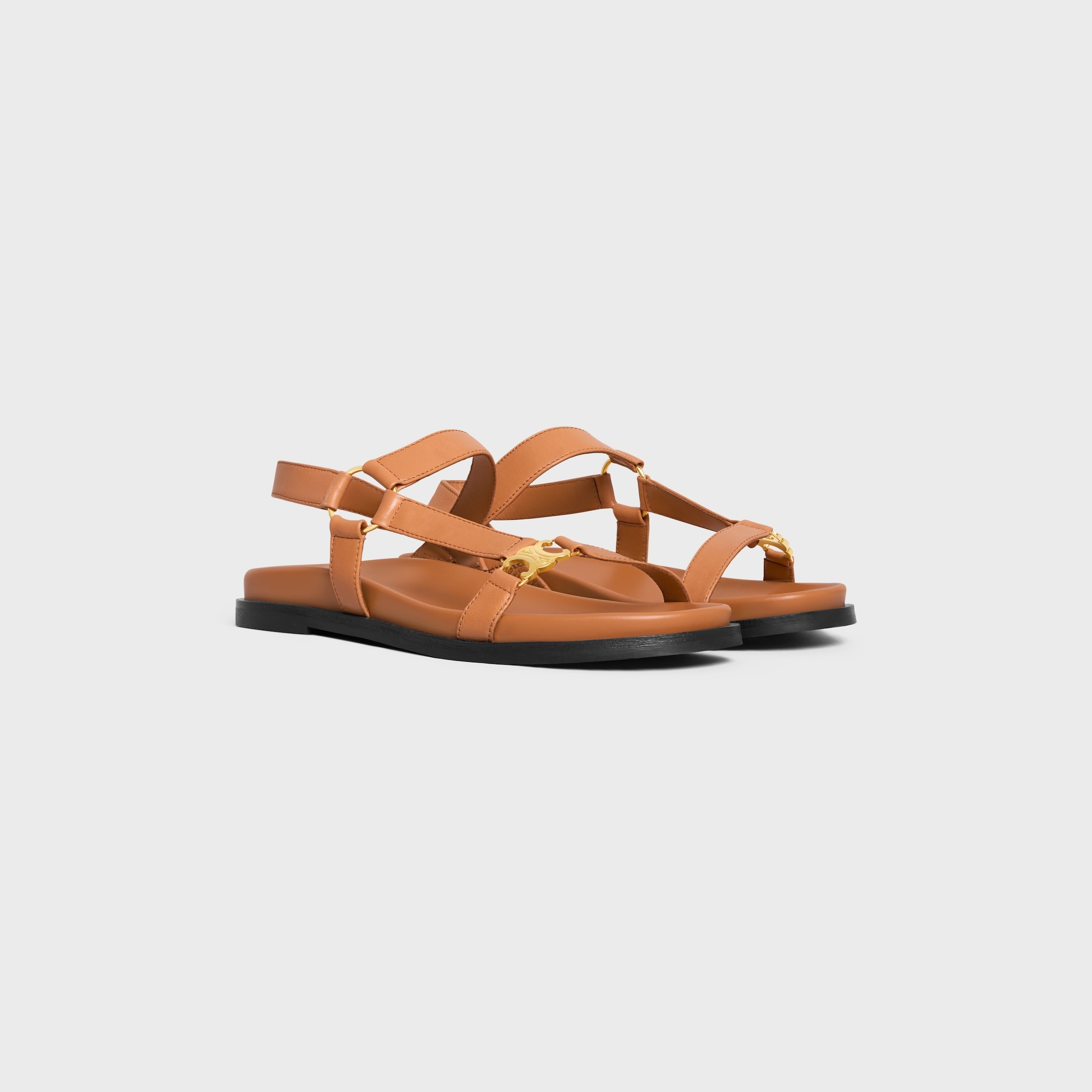 CELINE MAUD SANDAL WITH TRIOMPHE IN CALFSKIN - 2