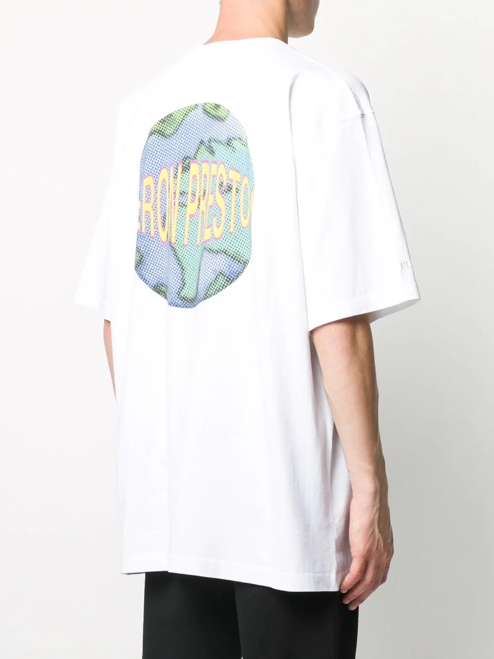 oversized graphic print cotton t-shirt - 4