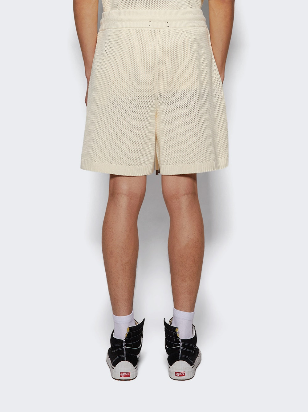 Crochet Mesh Short Ivory - 4