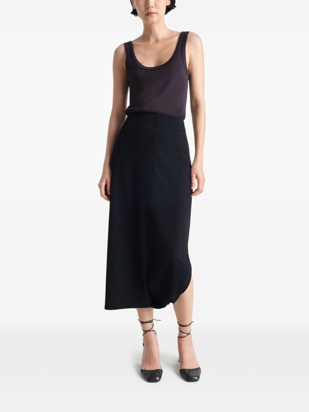 twisted hem skirt - 2