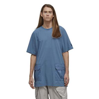 Y-3 Pocket SS T-Shirt in Blue outlook
