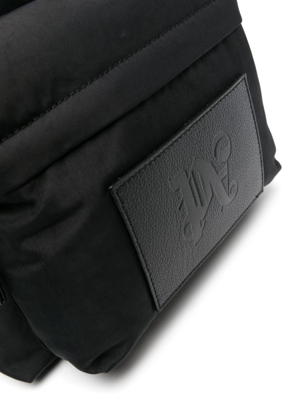 logo-debossed zipped backpack - 4