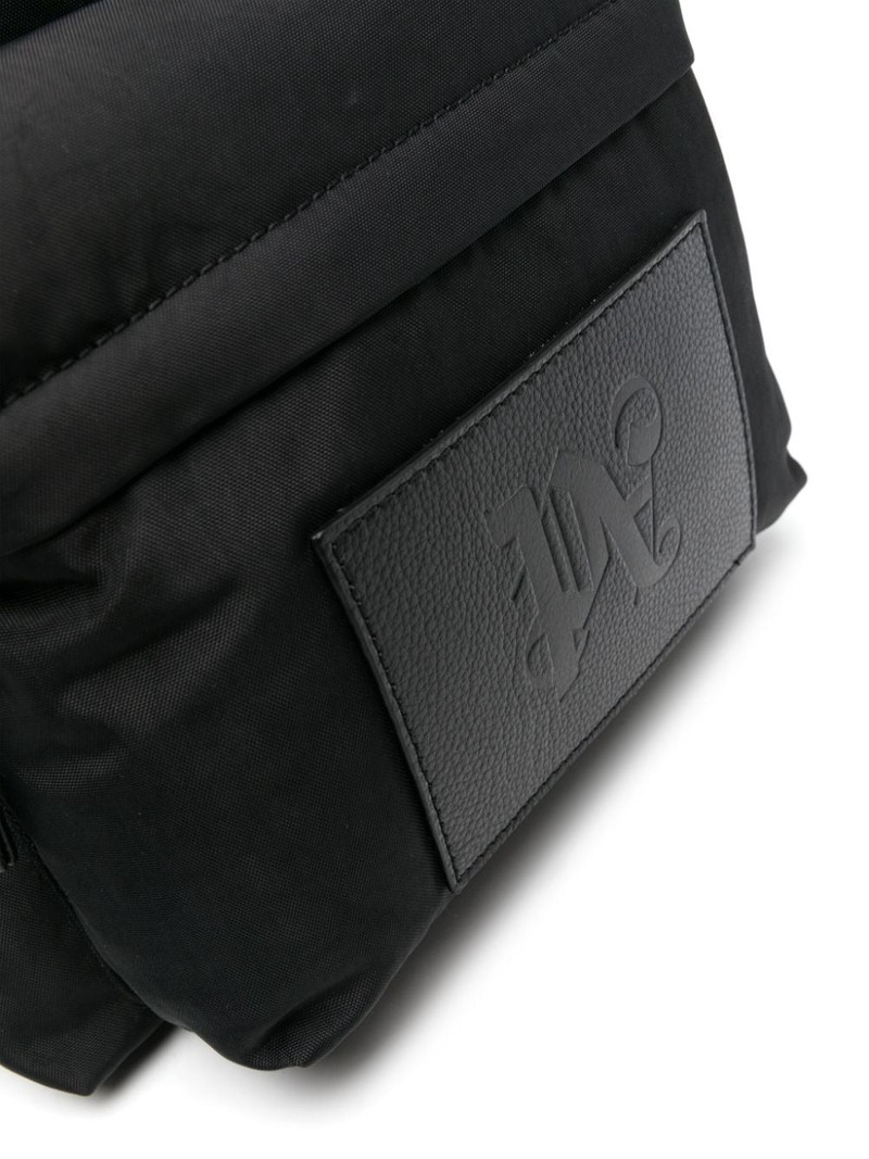 logo-debossed zipped backpack 4