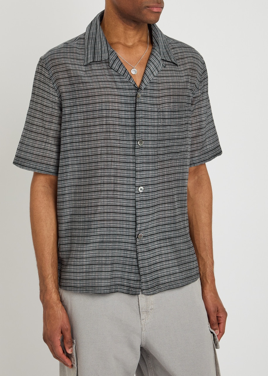 Our Legacy Heusen Checked Voile Shirt - 2