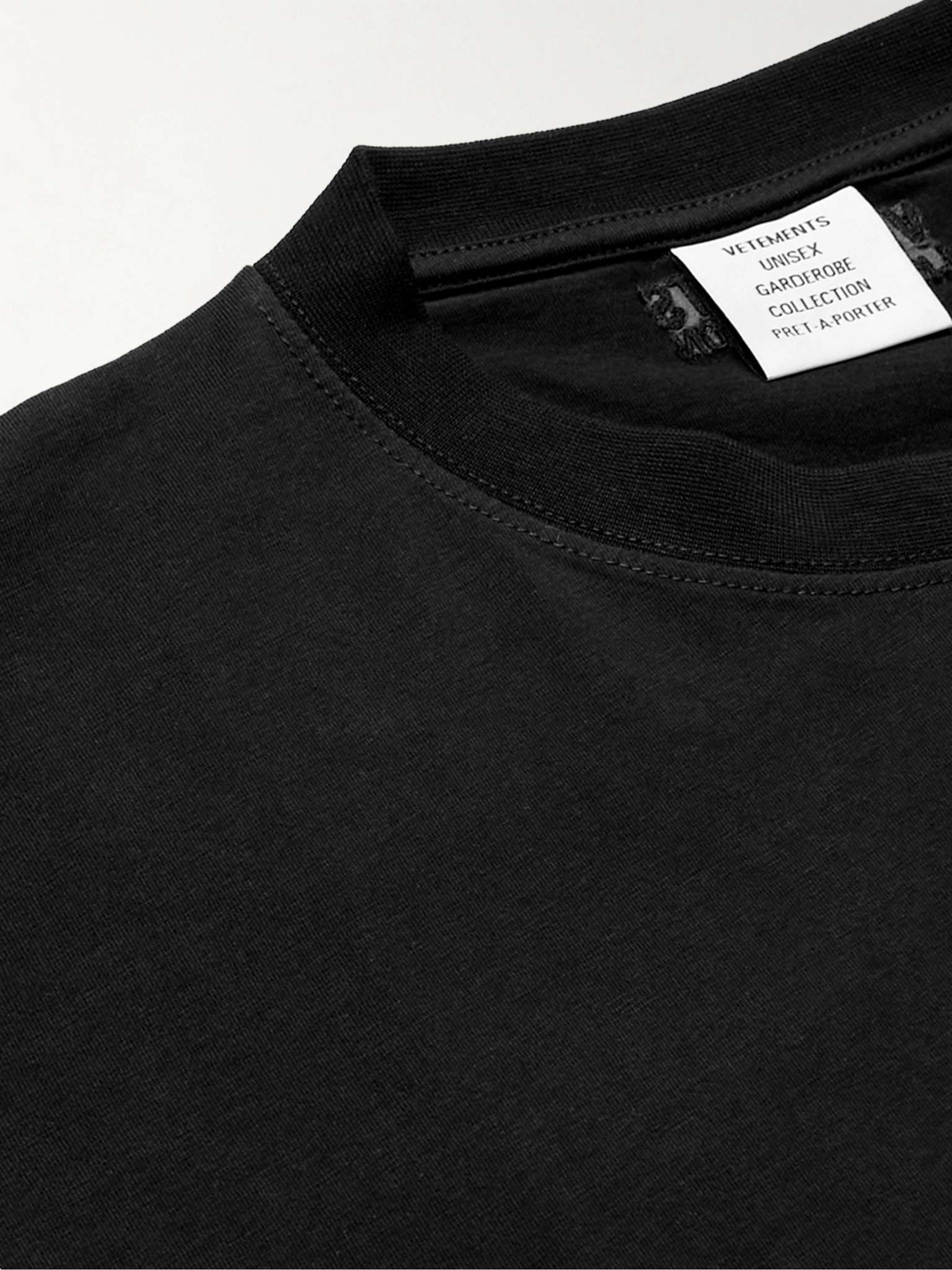 Oversized Logo-Print Cotton-Jersey T-Shirt - 5