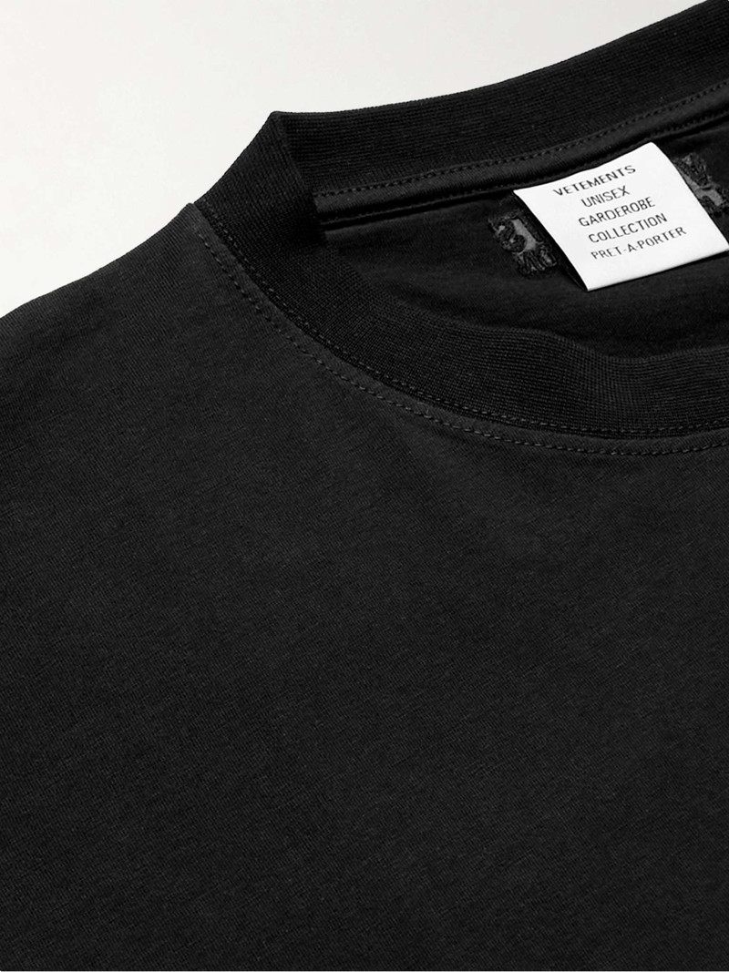 Oversized Logo-Print Cotton-Jersey T-Shirt 5