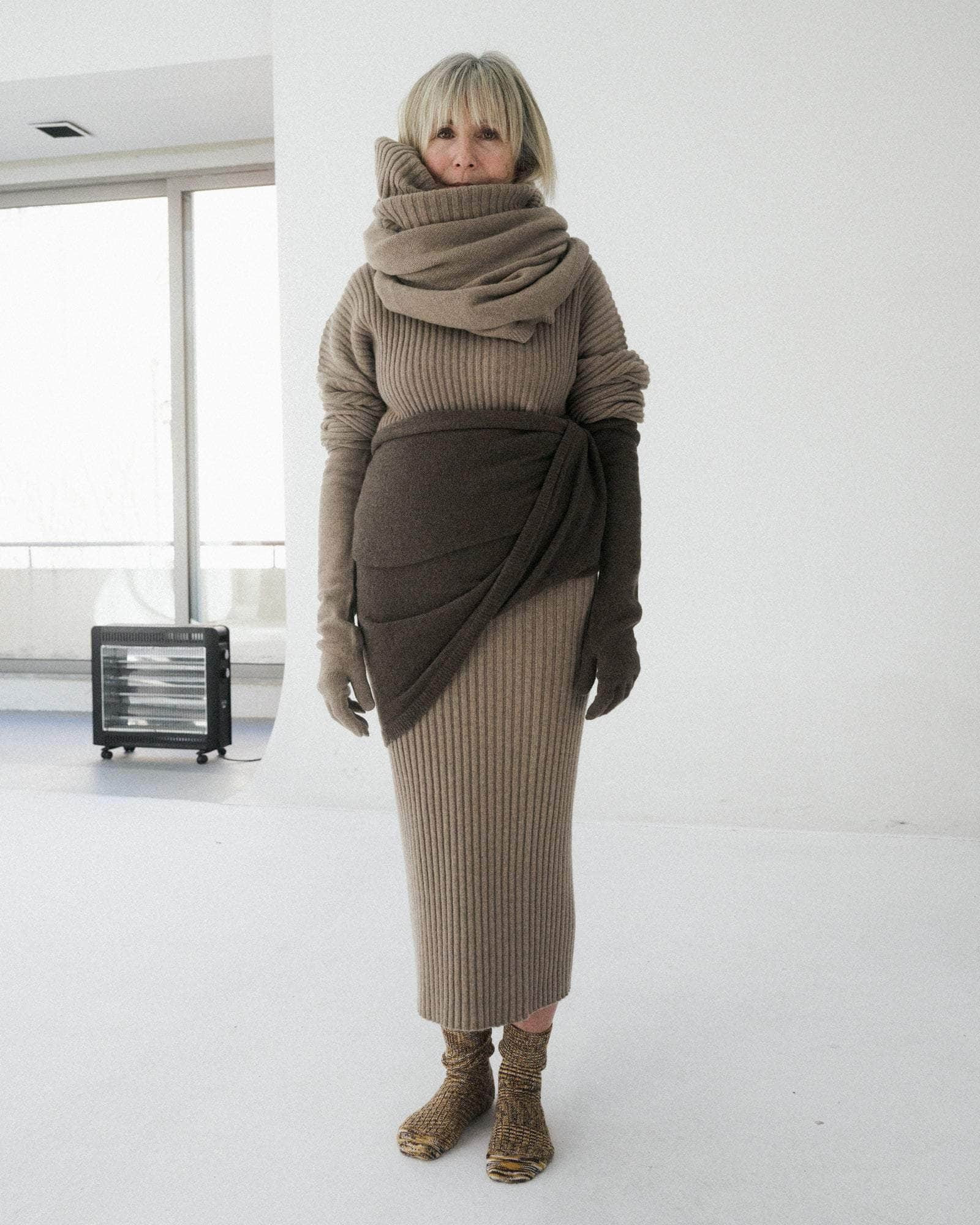 Whit Scarf - Recycled Cashmere - 3