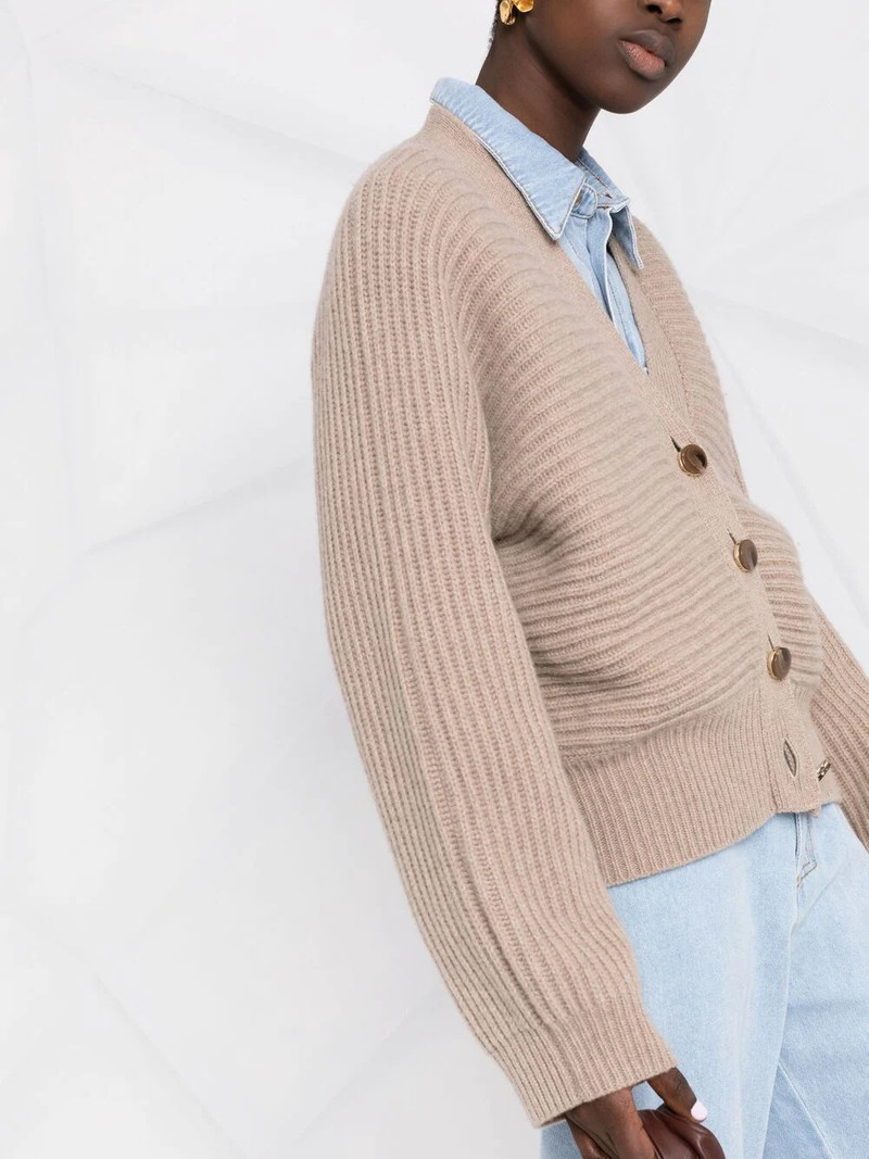 rib-knit cardigan 3