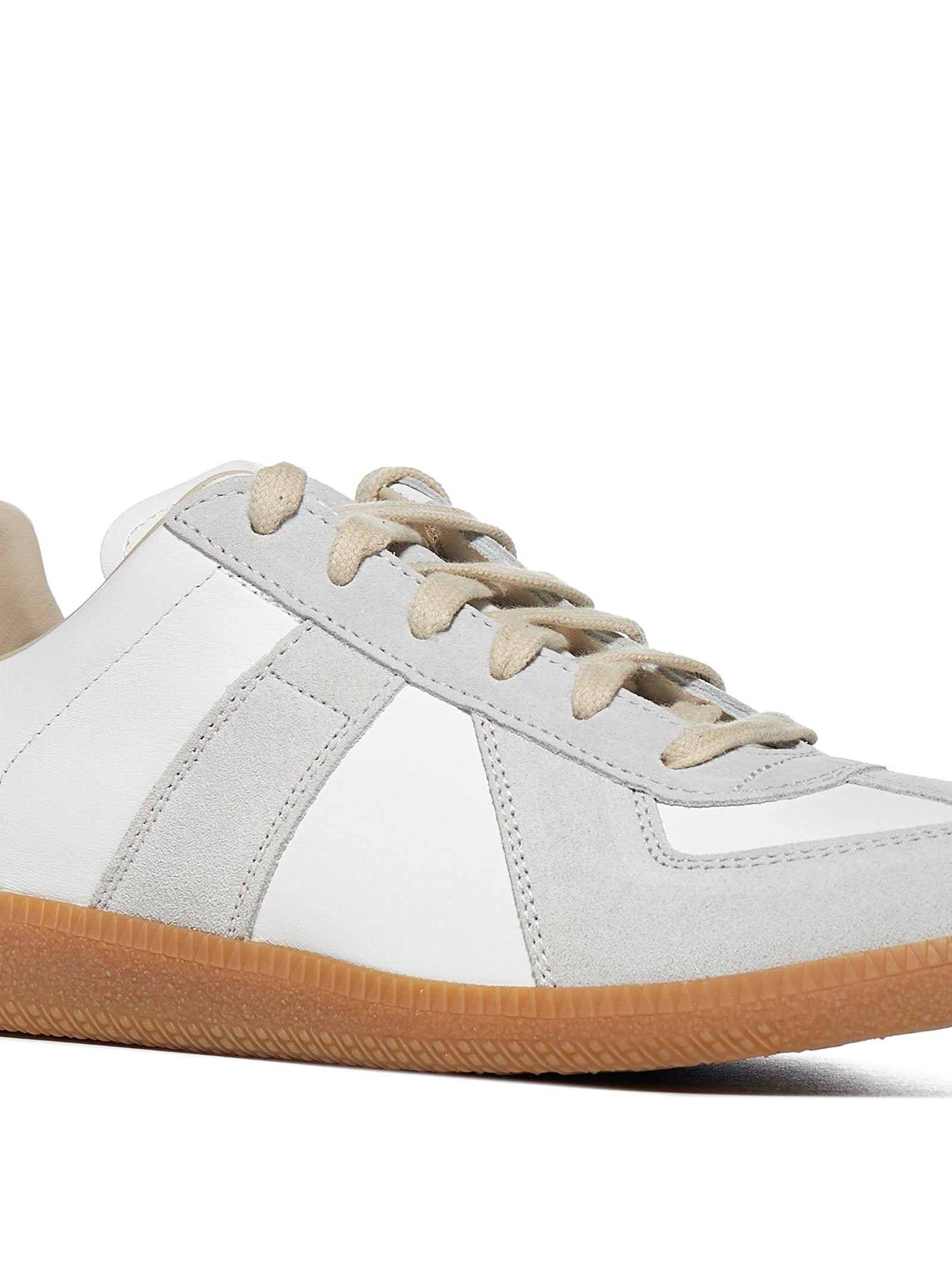 Replica leather and suede sneakers - 2