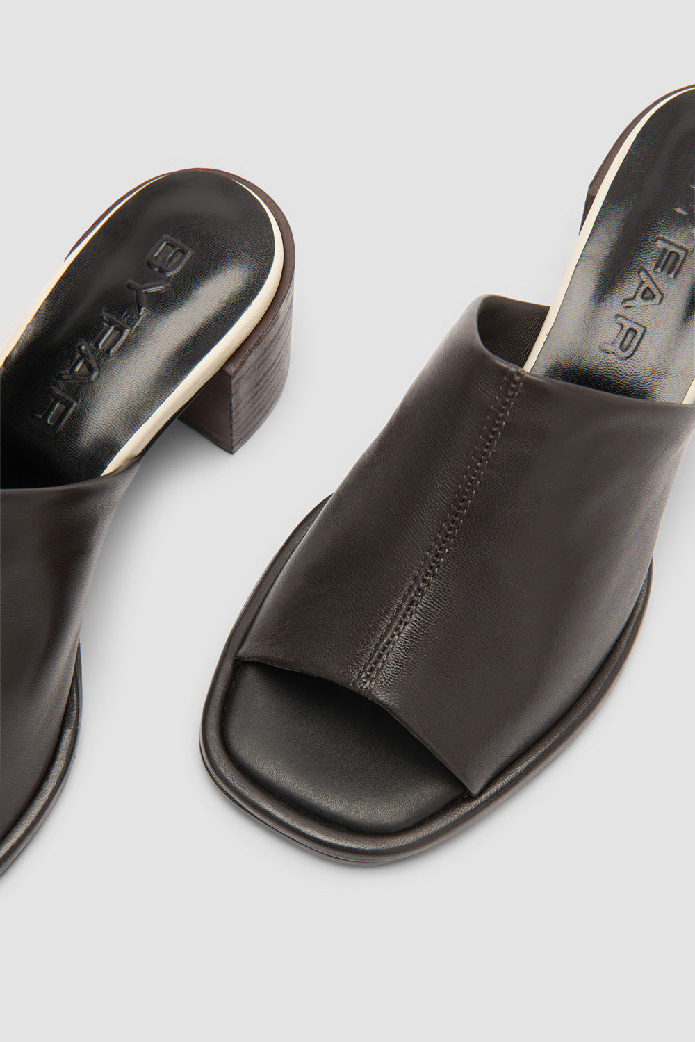 Francisco Ristretto and Limewash Leather Mule - 3