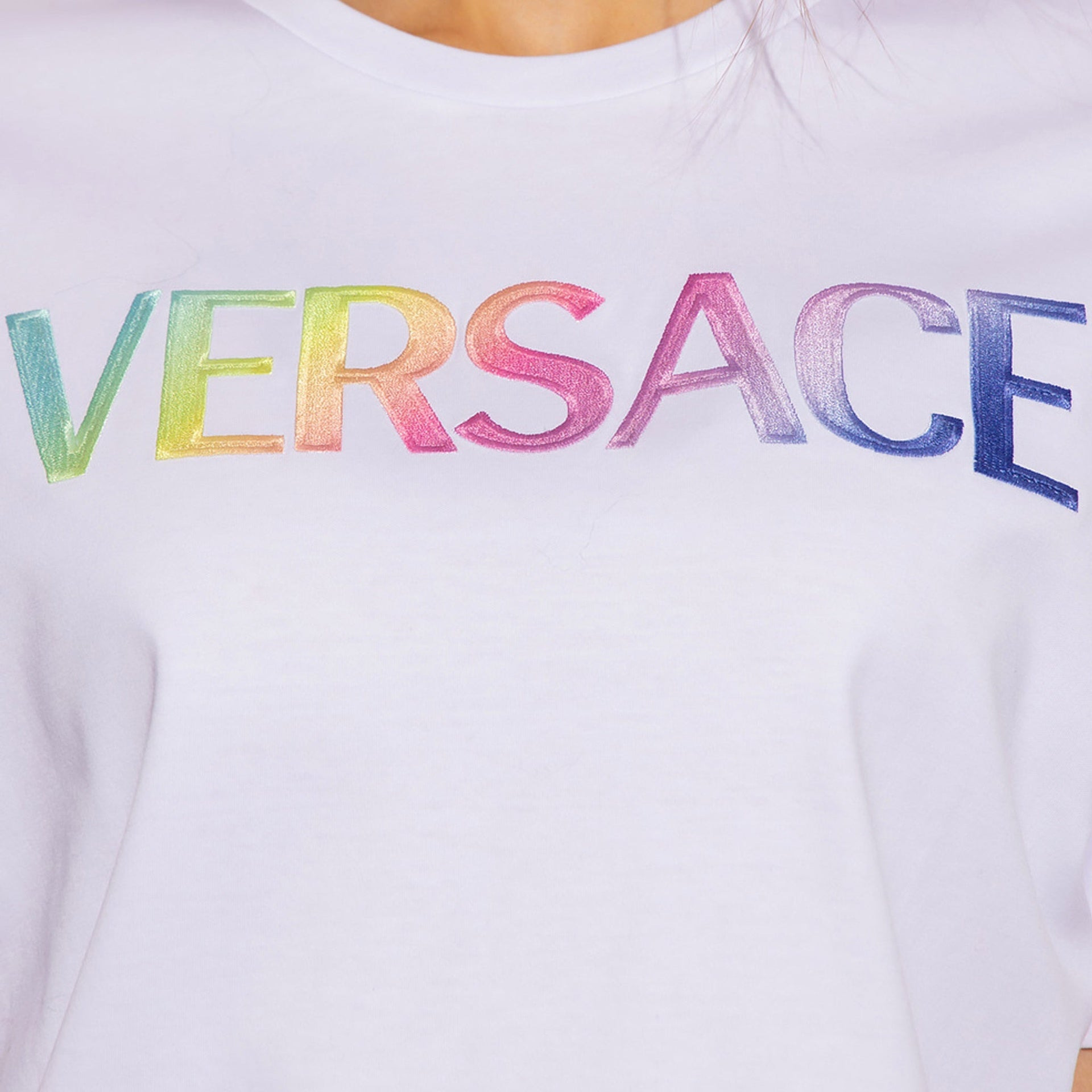 Versace Cotton Logo T-Shirt Women - 4
