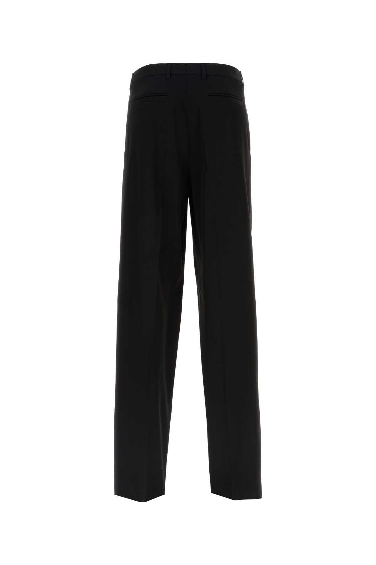 Versace Men Black Viscose Blend Pant - 2