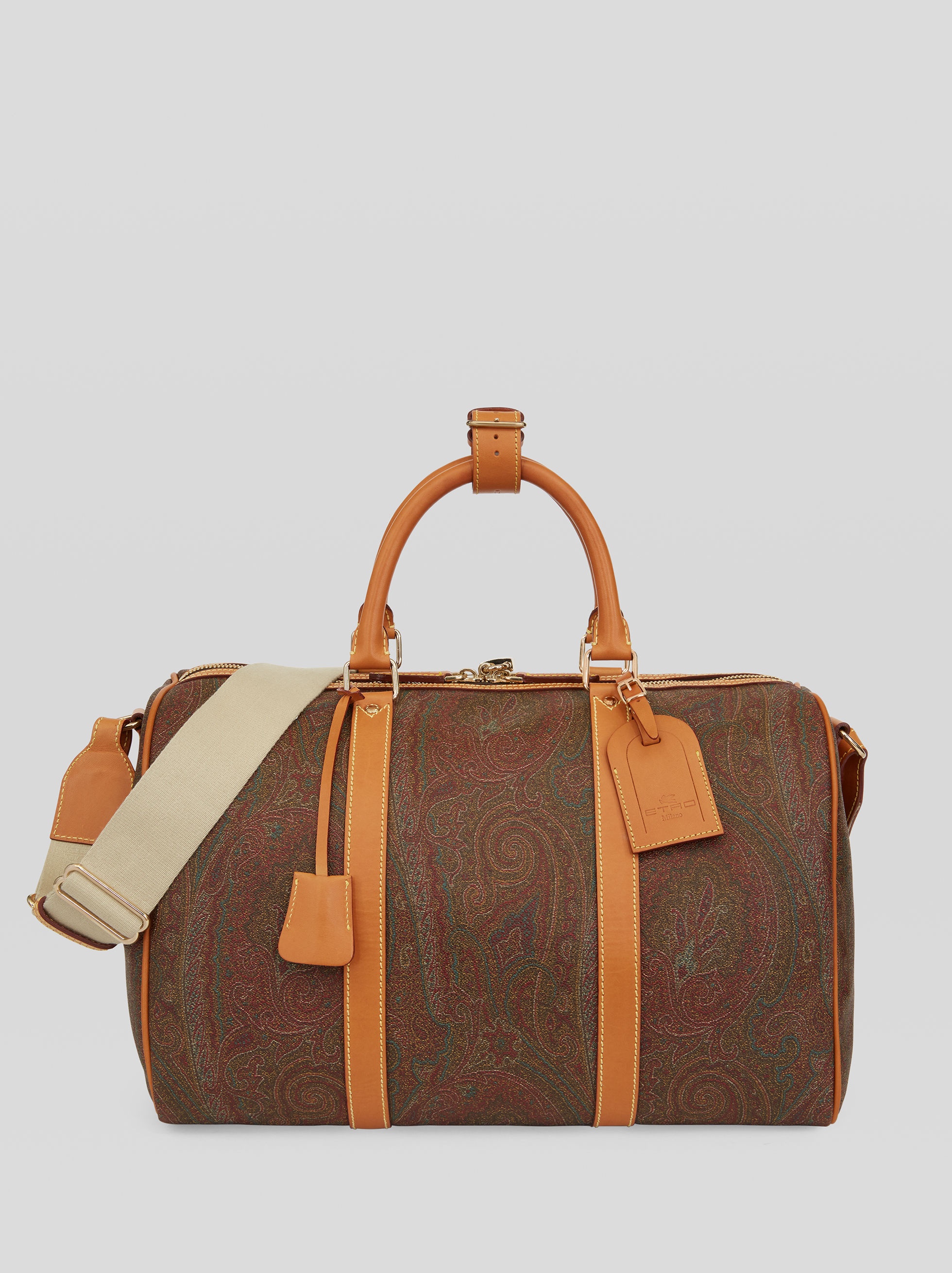 TRAVEL BAG WITH PAISLEY MOTIFS - 1