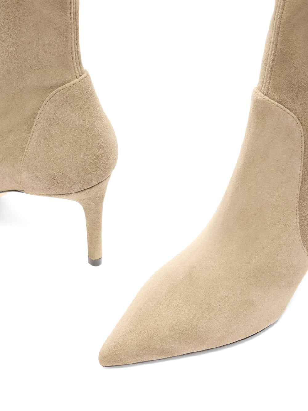 75MM pointed-toe sock boots - 3