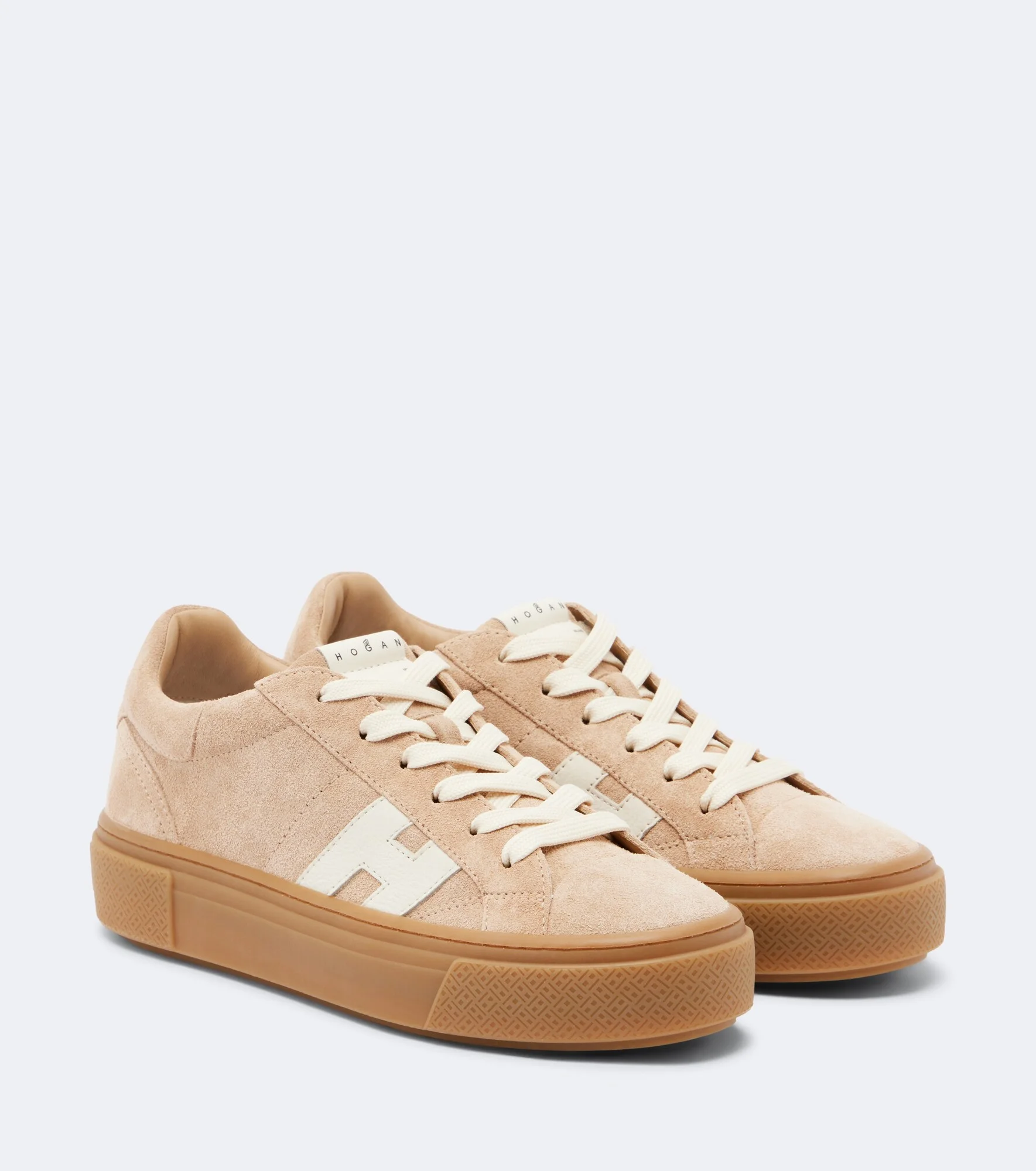 Crosswind suede platform sneakers - 1